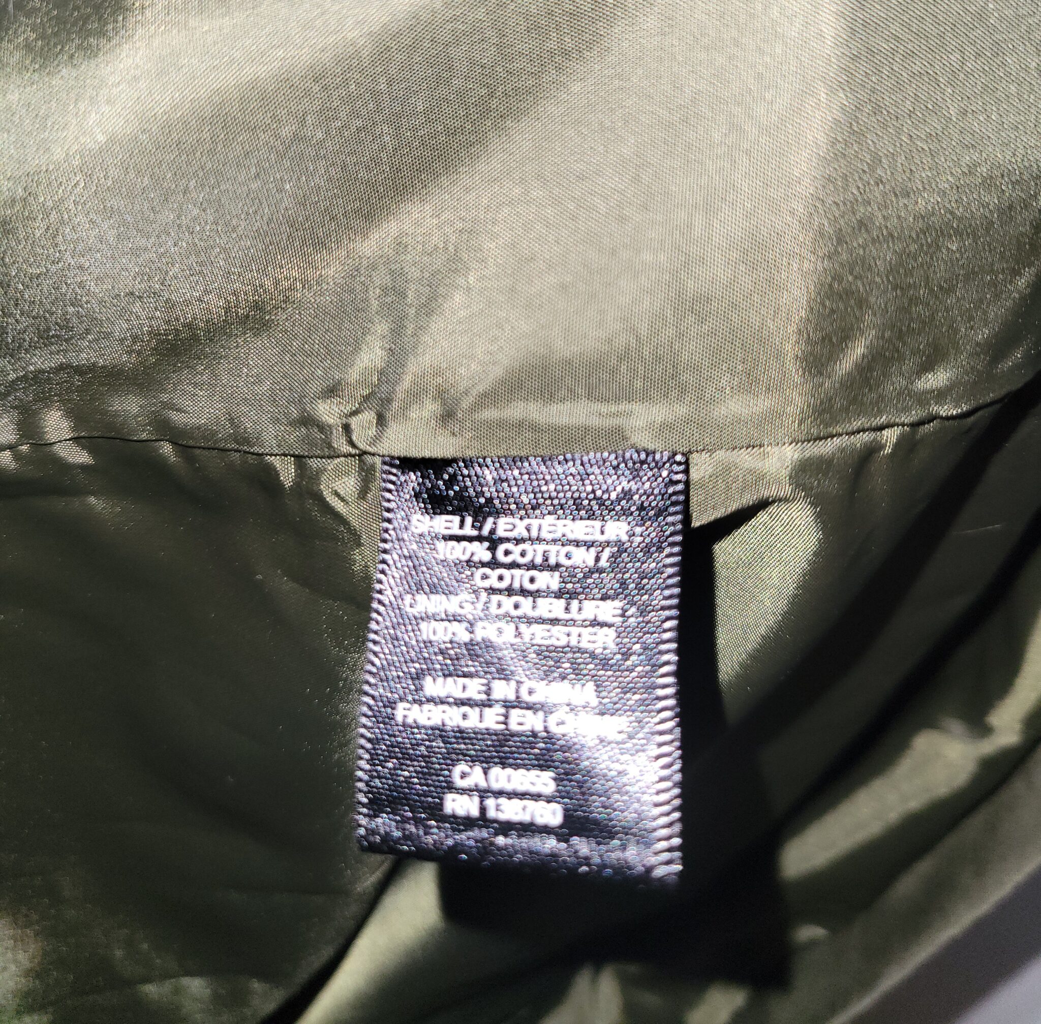 Image for Manteau Trench  kaki