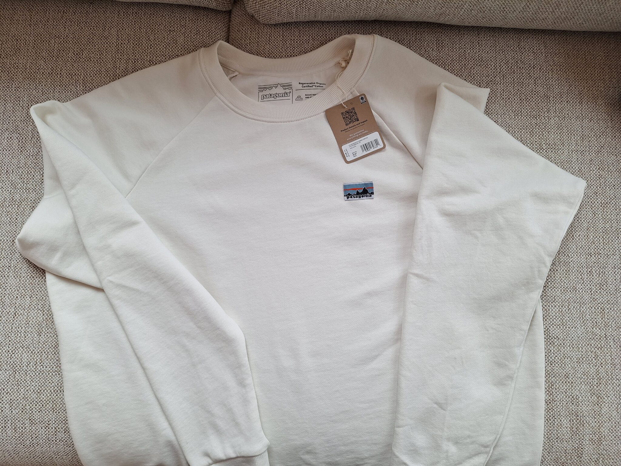 Featured image for Patagonia cream jumper