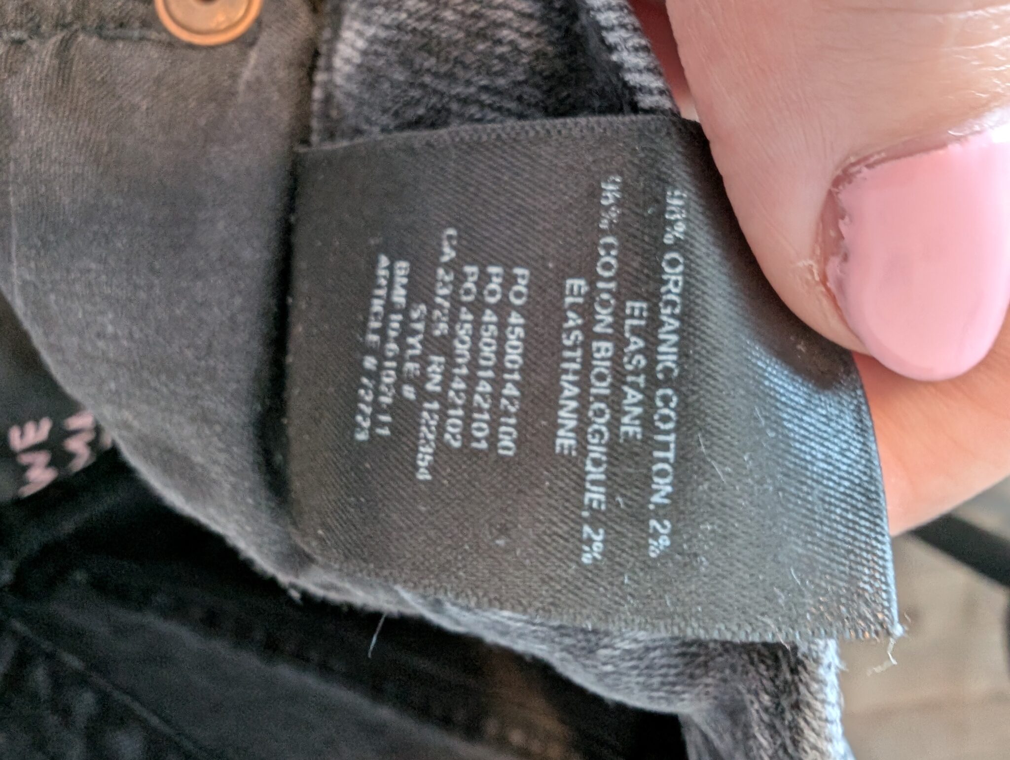 Image for Denim Forum/Yoko High rise Slim Sz 25