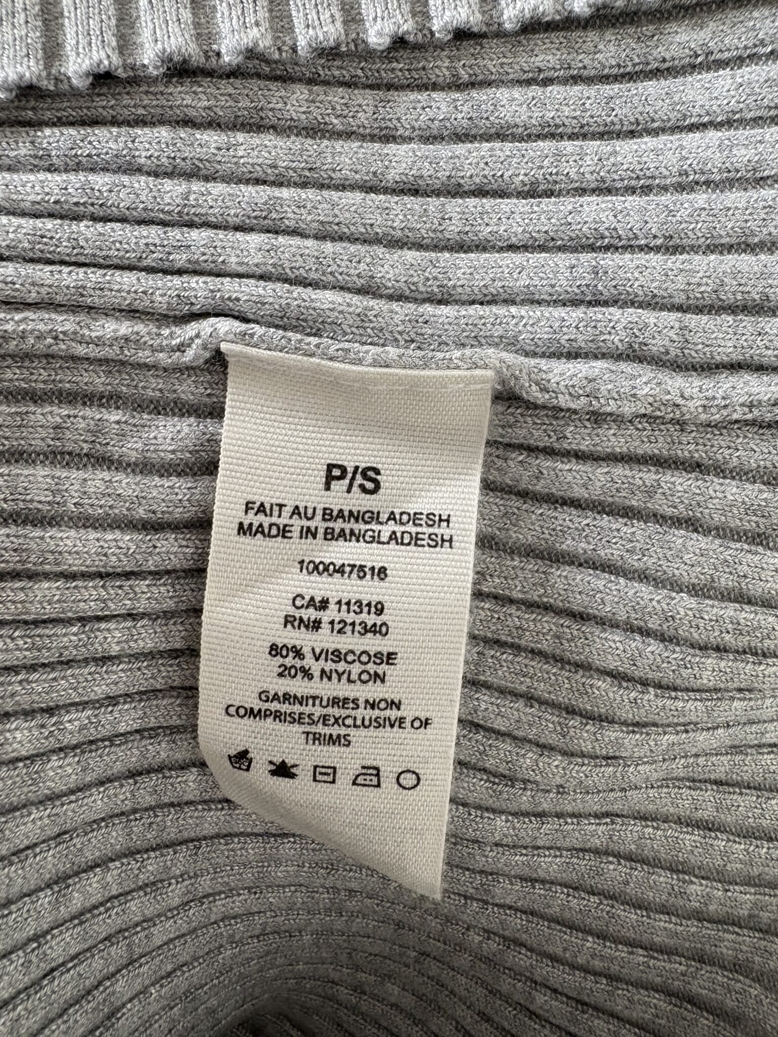 Image for Fitted ribbed jumper