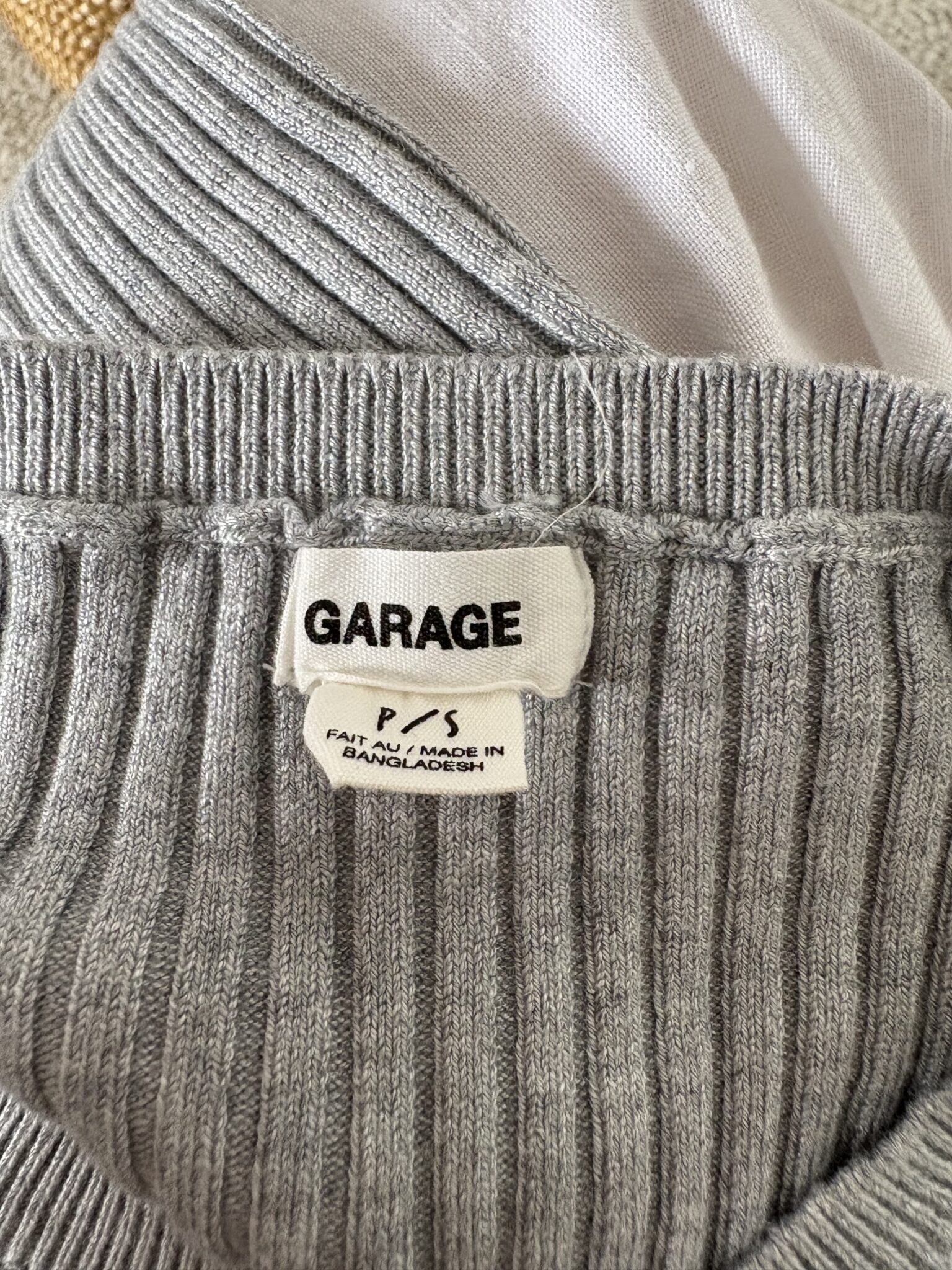 Image for Fitted ribbed jumper