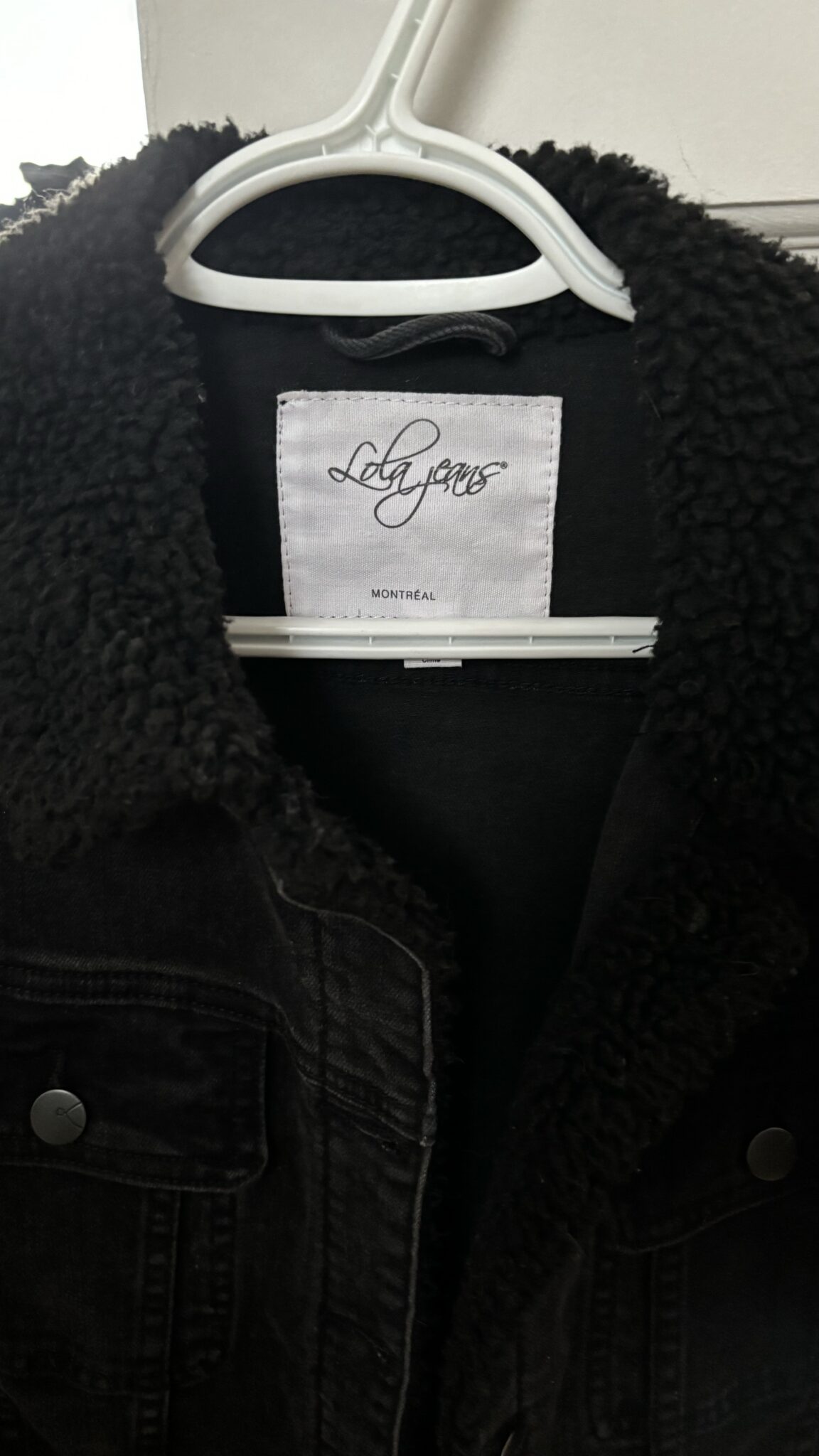 Image for Veste en jeans noire