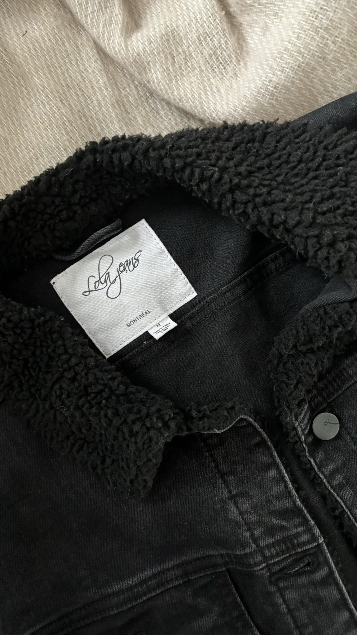 Image for Veste en jeans noire