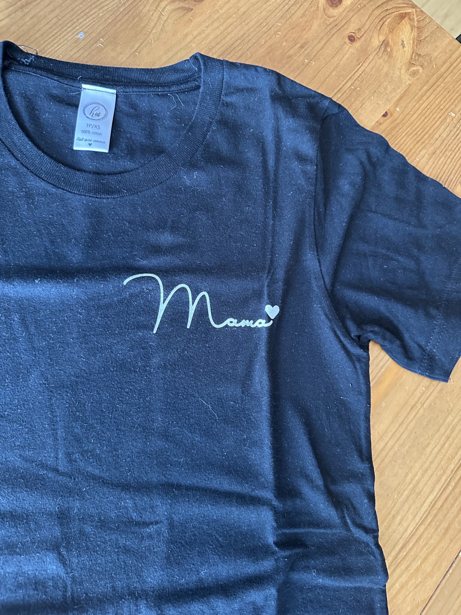 Image for Tshirt noir Mama