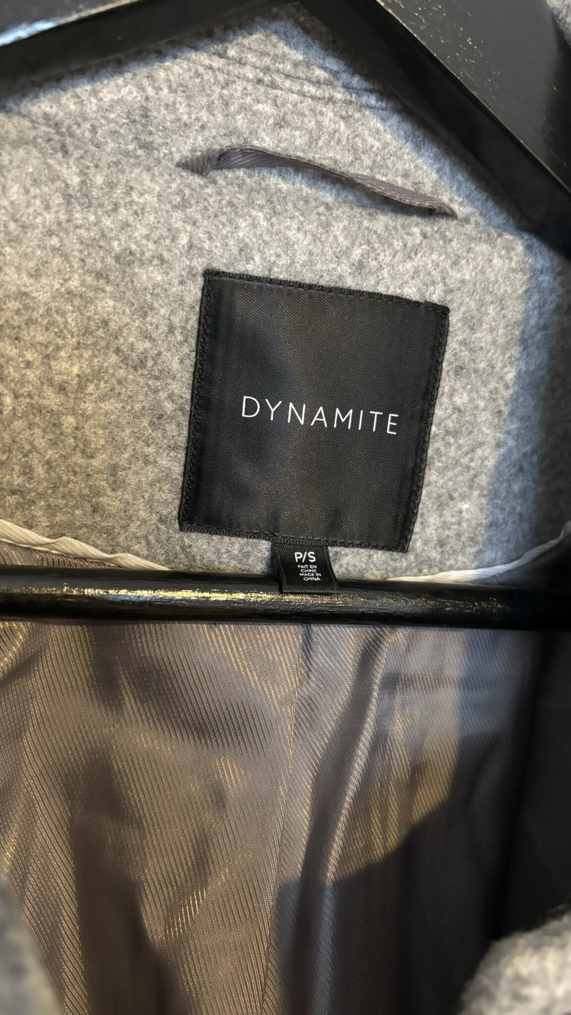 Image for Manteau en feutre gris