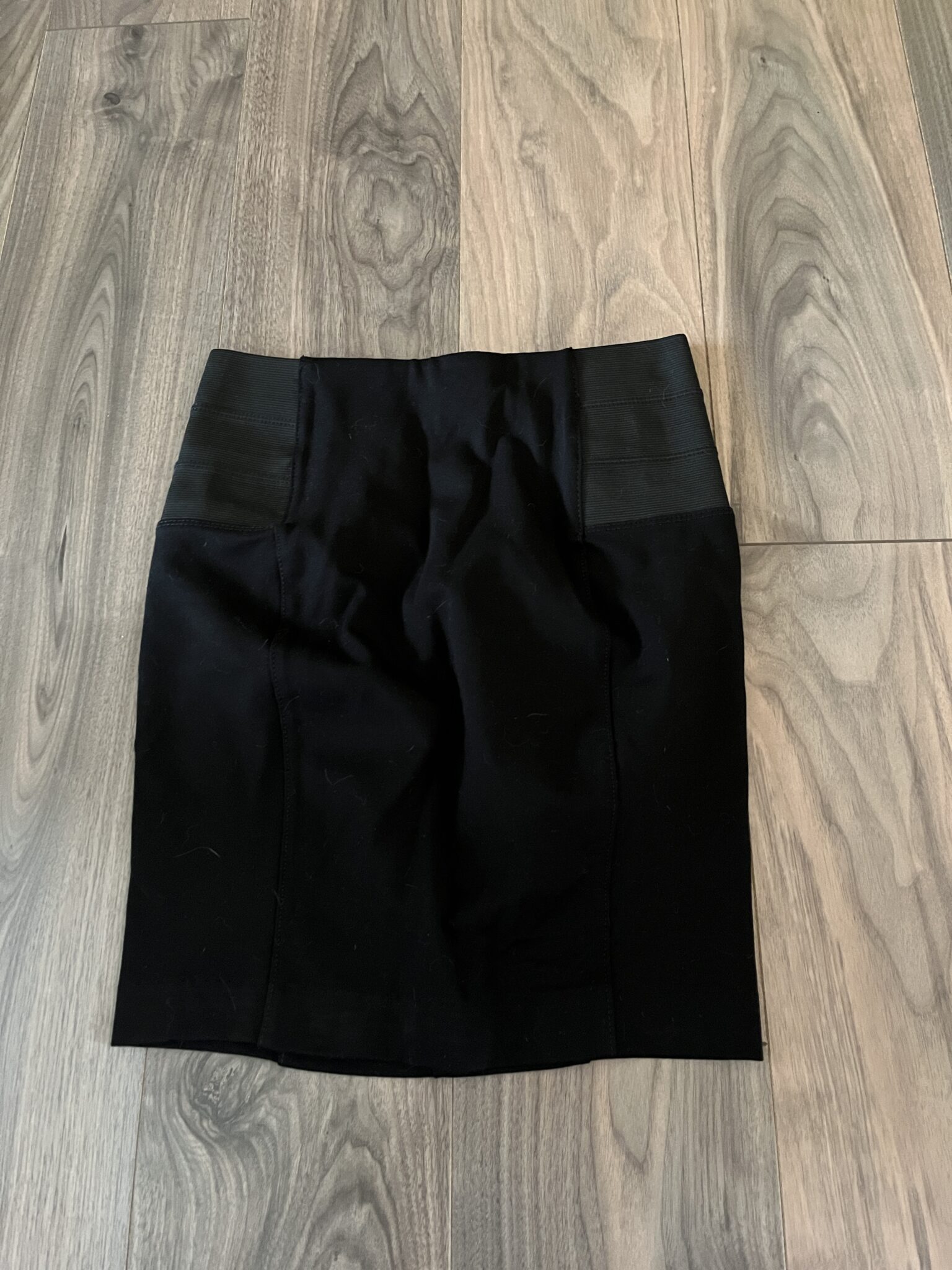 Featured image for High-waisted black skirt