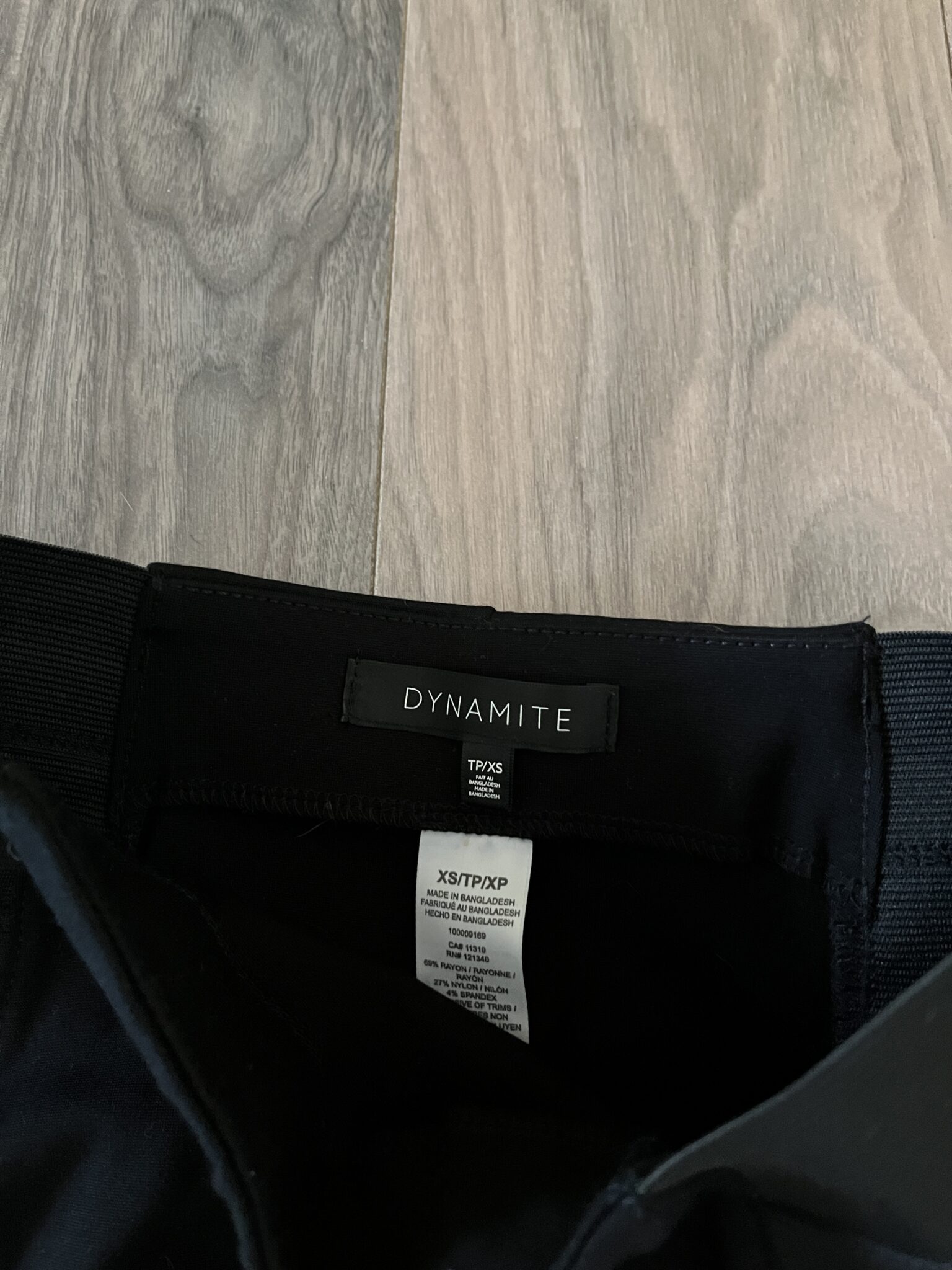 Image for High-waisted black skirt