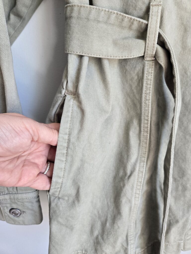 Image for DYNAMITE veste en denim vert sauge très clair