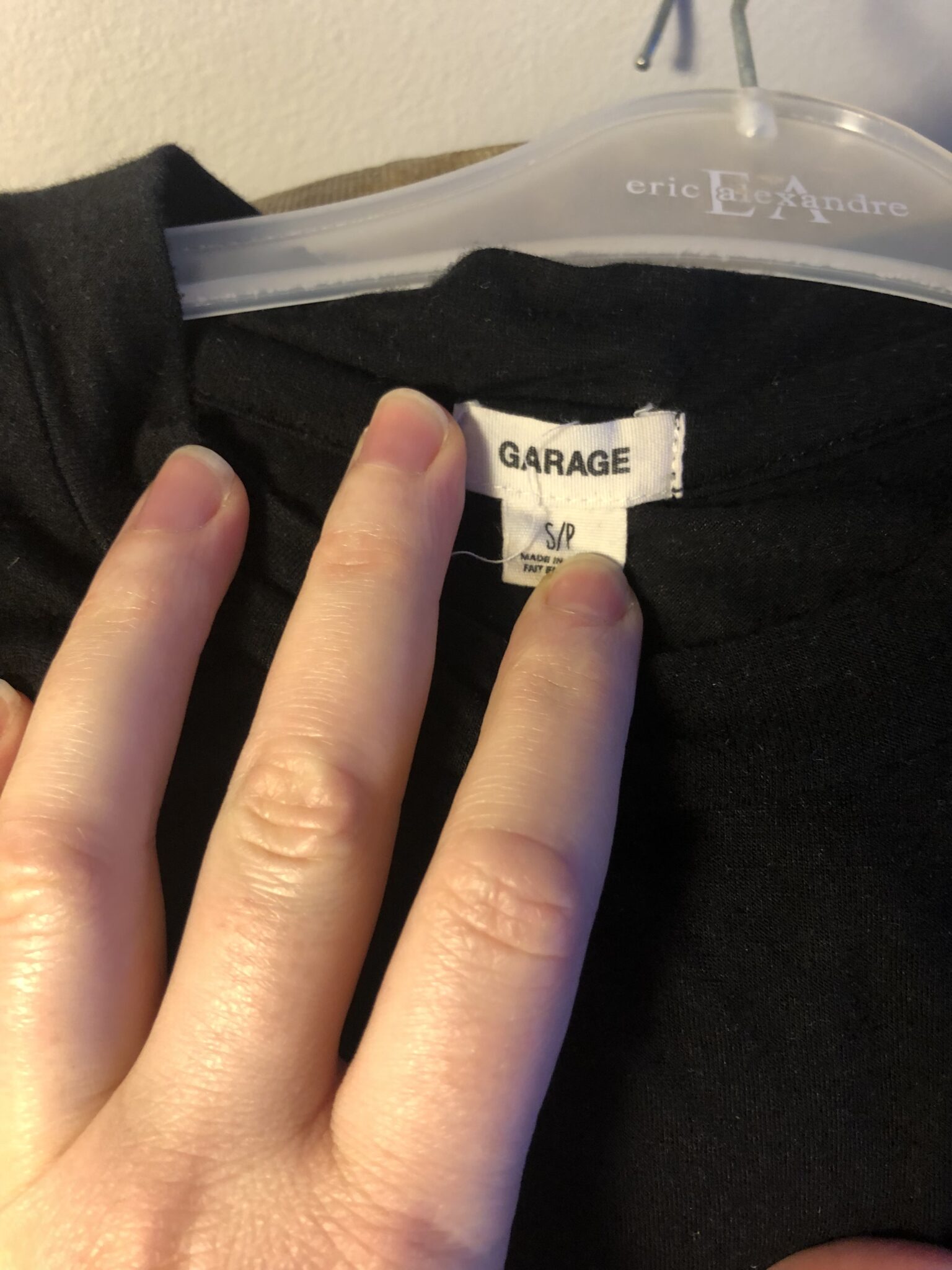 Image for Camisole Garage noire 🦇 small