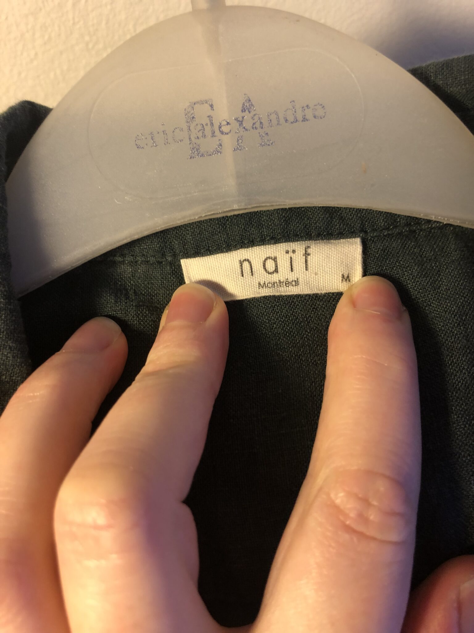Image for Blouse naïf confection Montréal 💯 lin