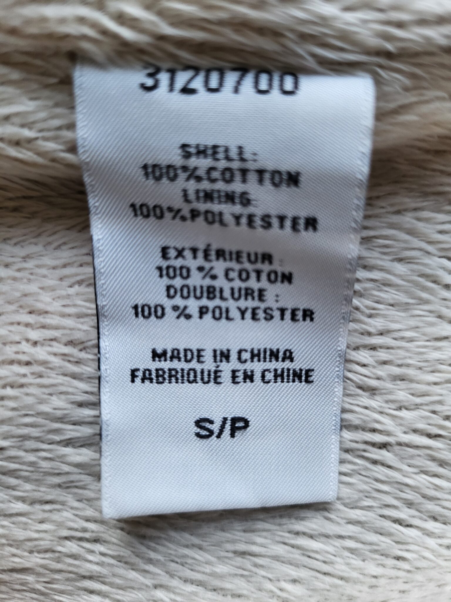 Image for Veste doublée