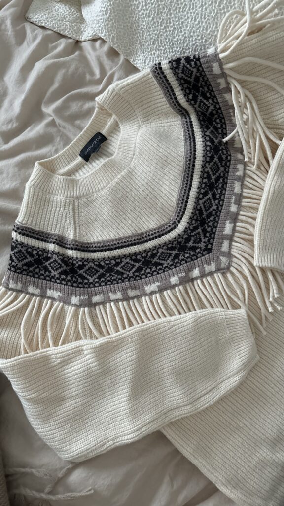 Featured image for Pull à franges