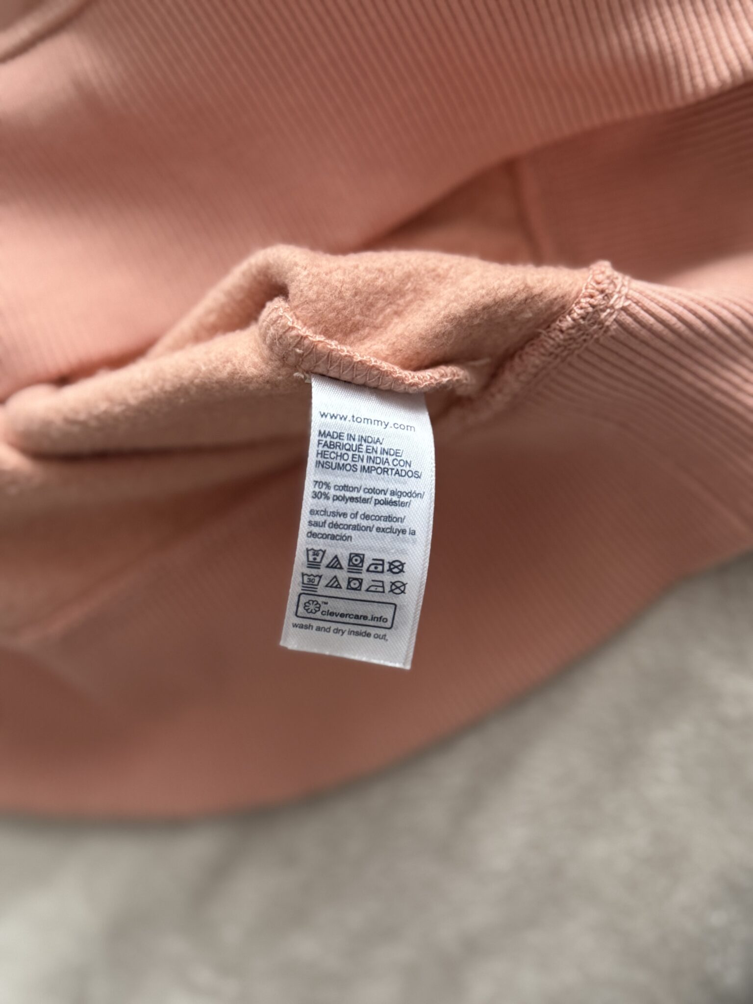 Image for Sweat Tommy Hilfiger Corail