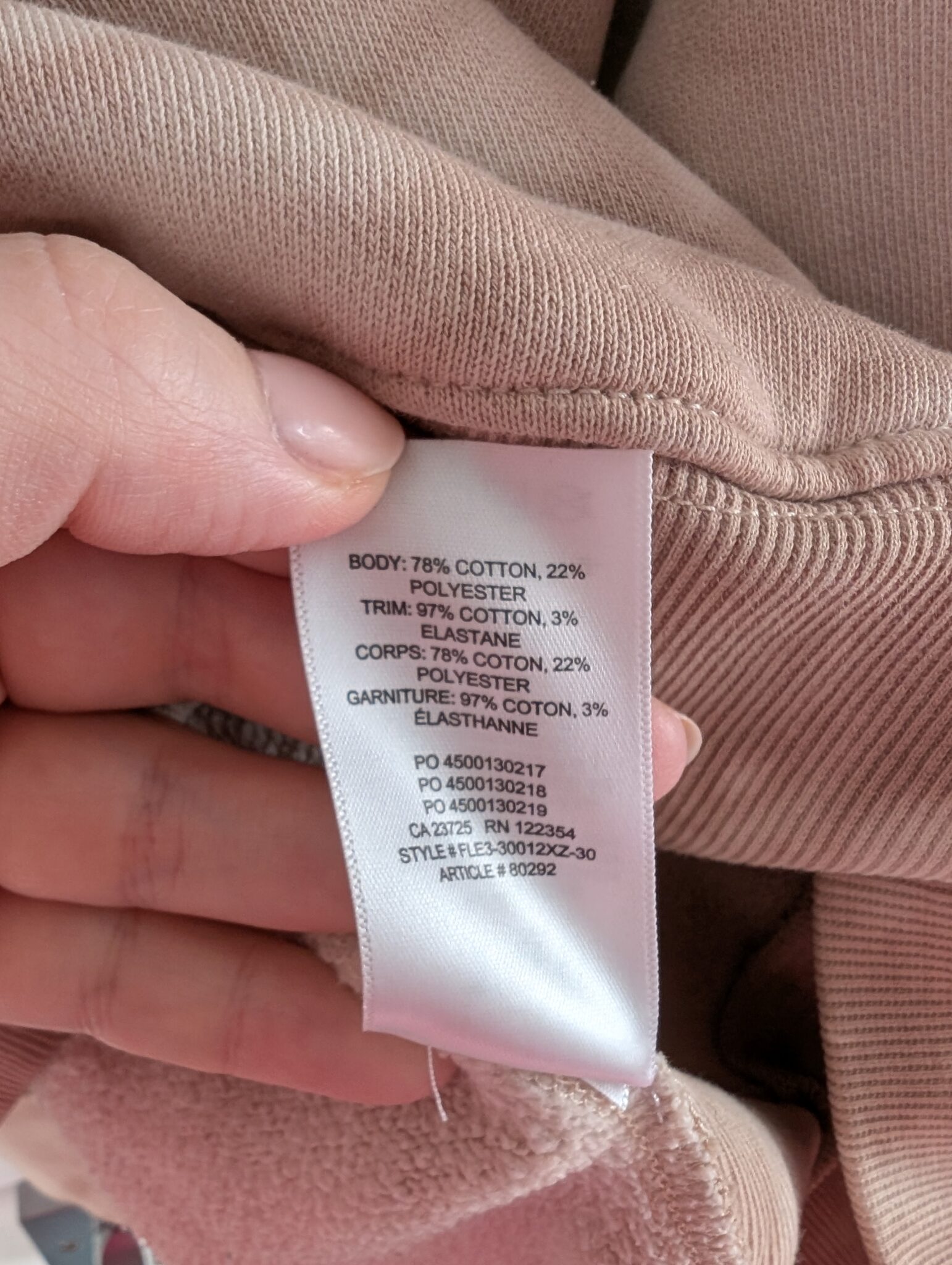 Image for Aritzia/TNA Cozy Boyfriend Hoodie Sz 3