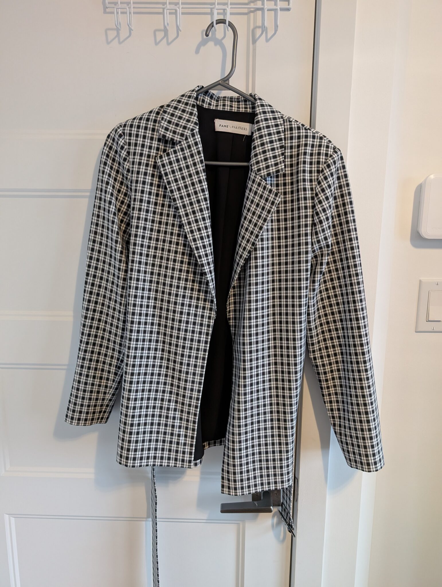 Featured image for Fame and Partners/Blazer Carreauté Sz 0