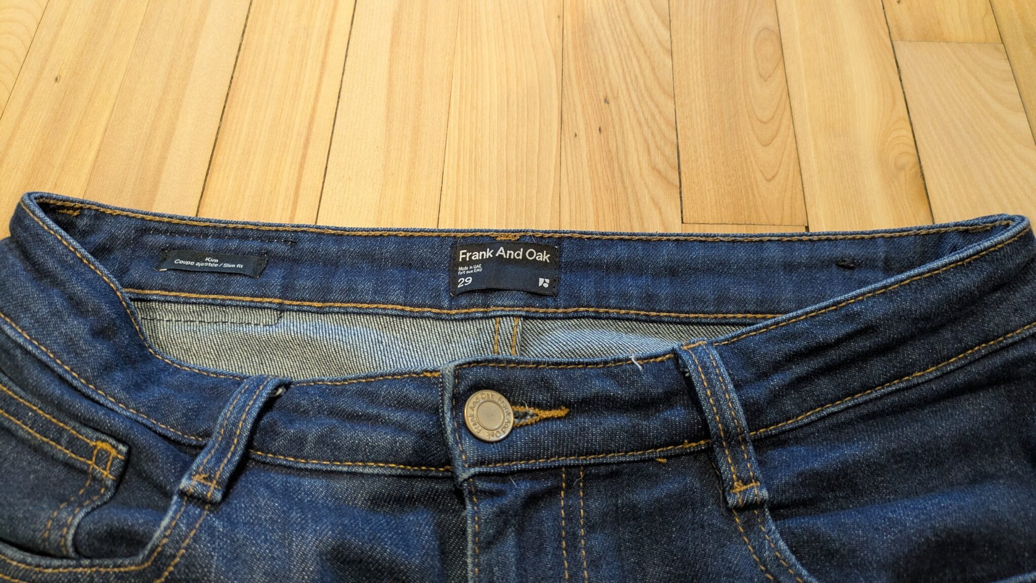 Image for Kim Frank and Oak dark blue jeans