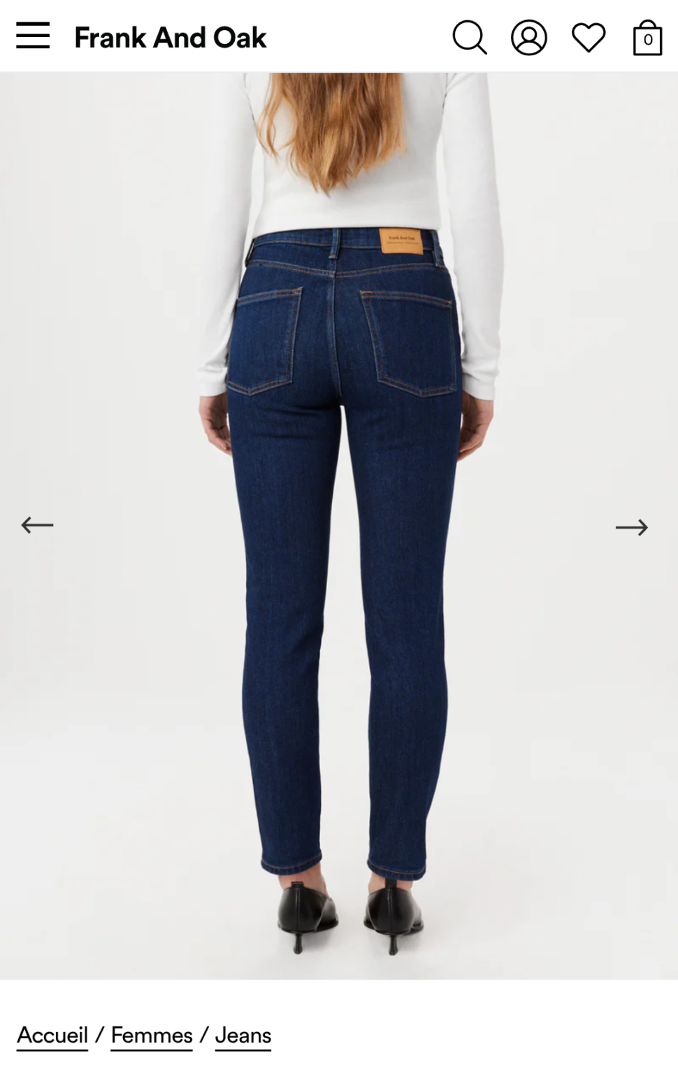 Image for Kim Frank and Oak dark blue jeans