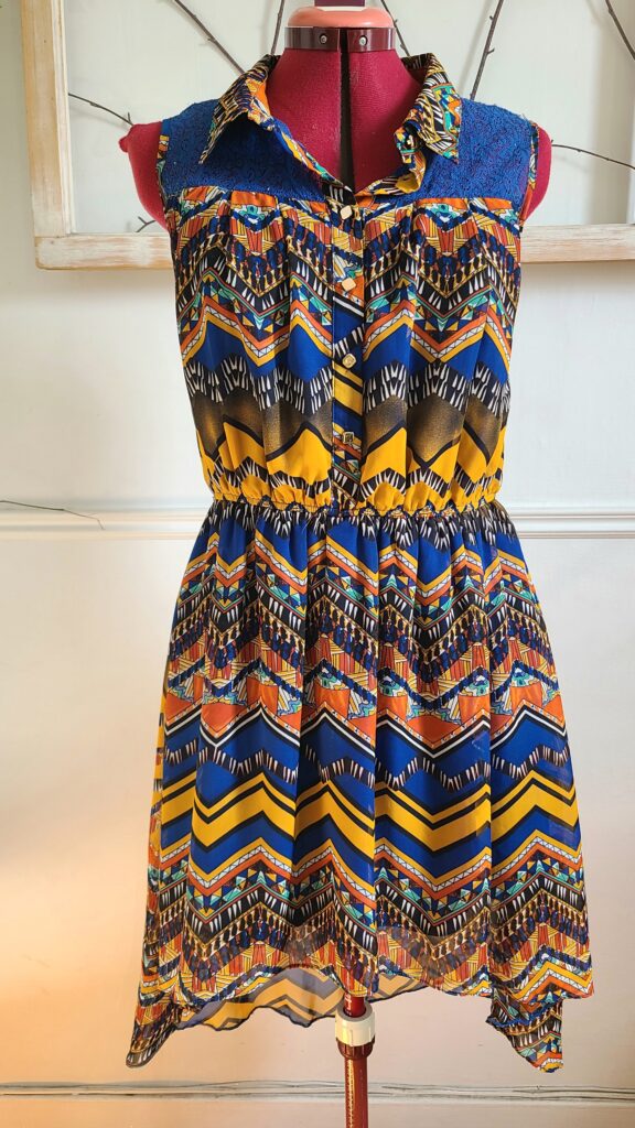 Featured image for Shirt dress with pattern