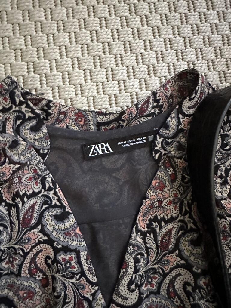 Image for Paisley print short dress - Zara