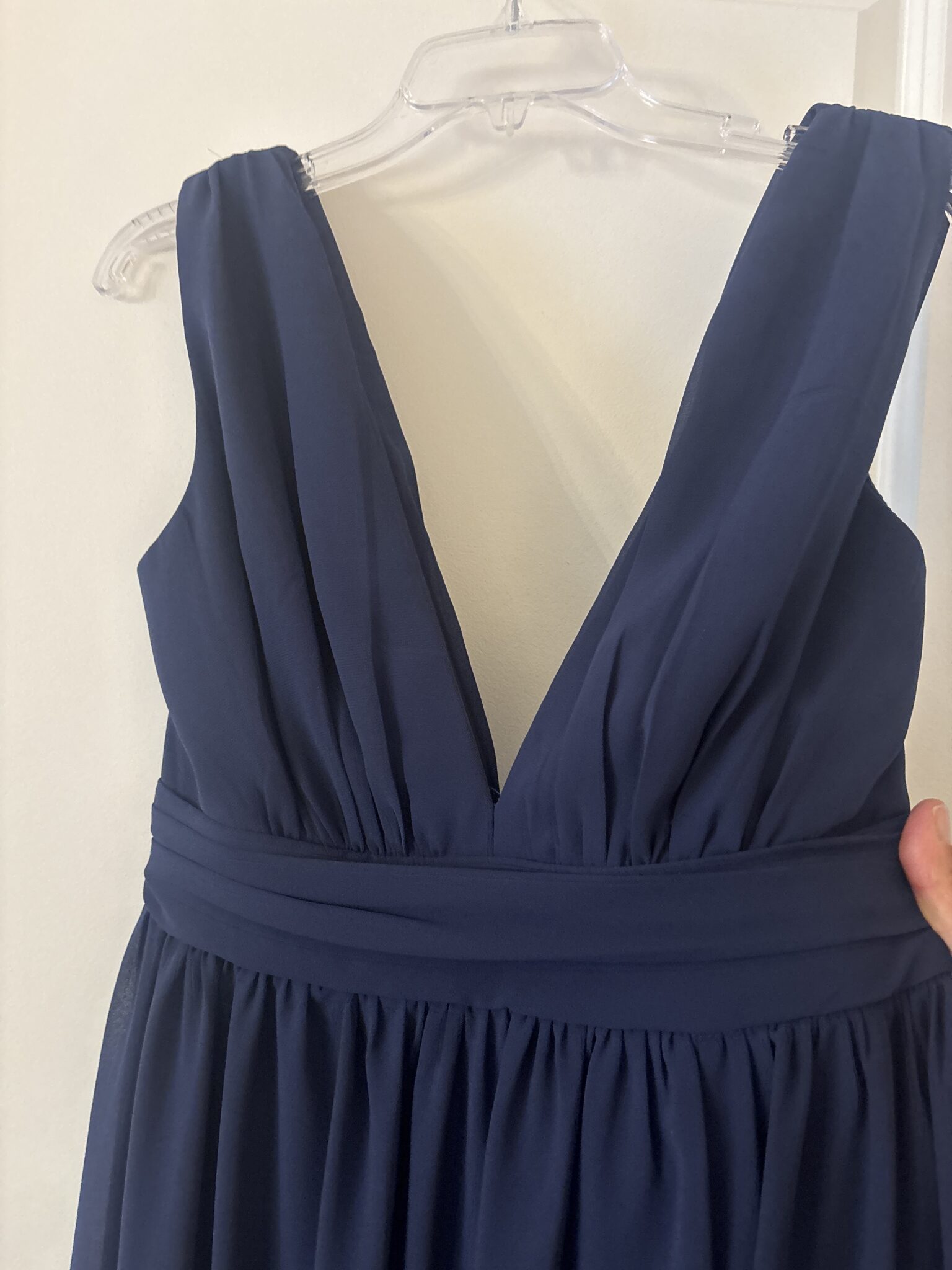 Featured image for Robe longue marine