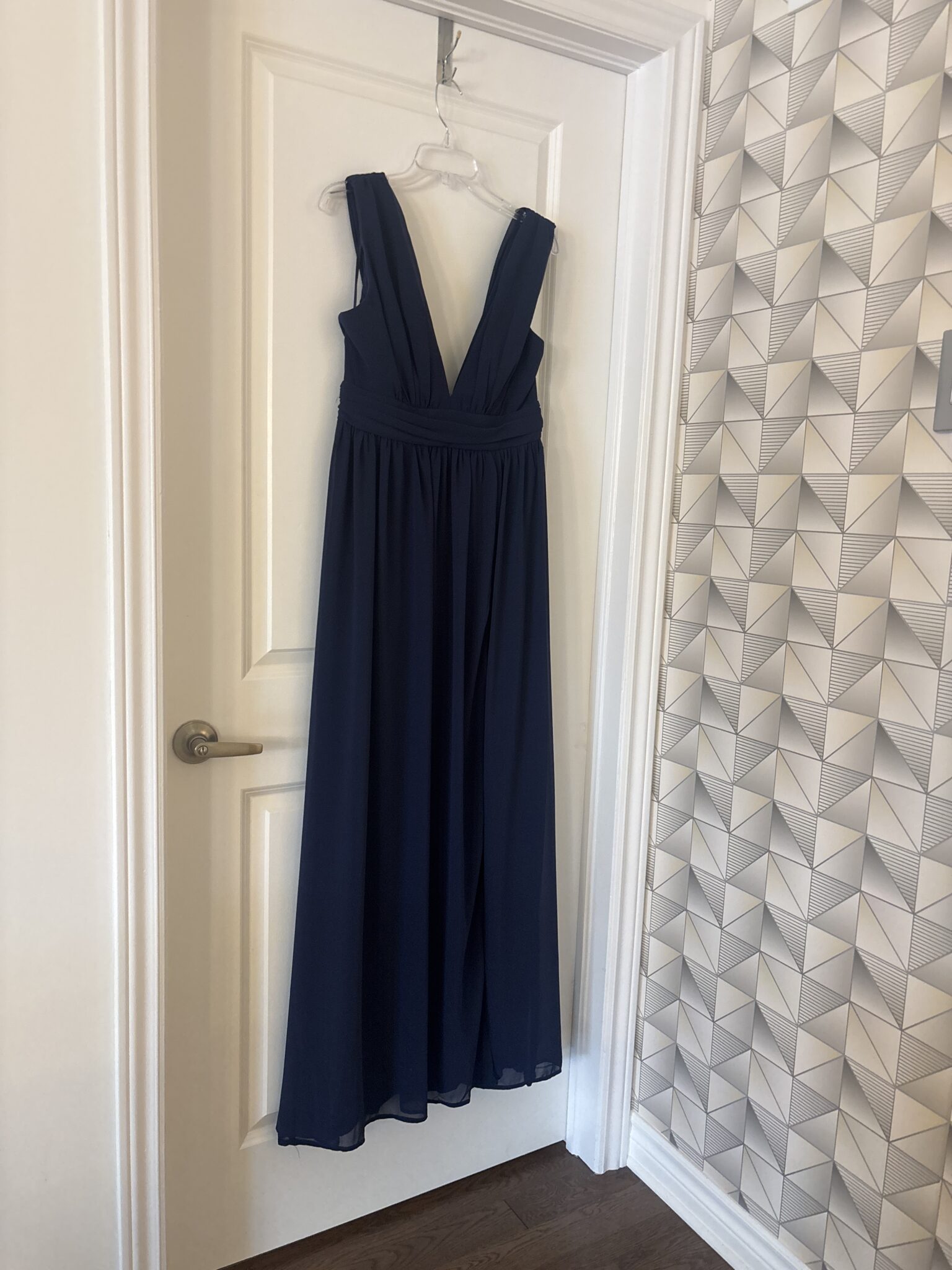 Image for Robe longue marine