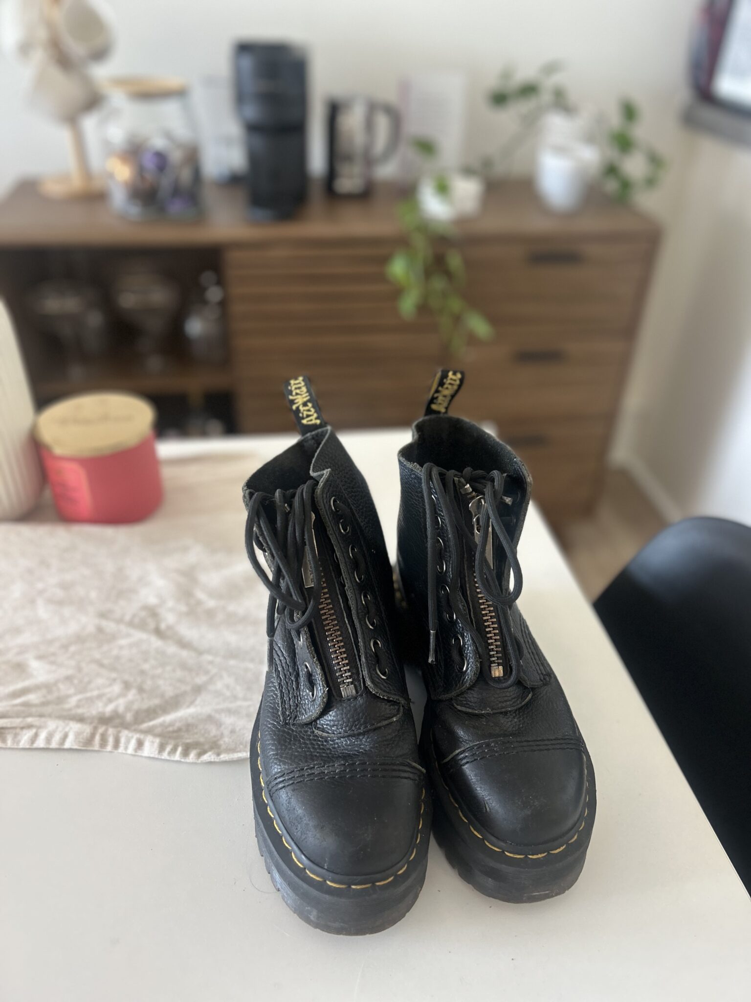 Featured image for Dr. Martens platform with zip.