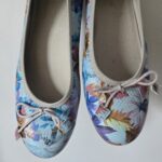 Featured thumbnail for DORKING light blue ballerinas with flowers