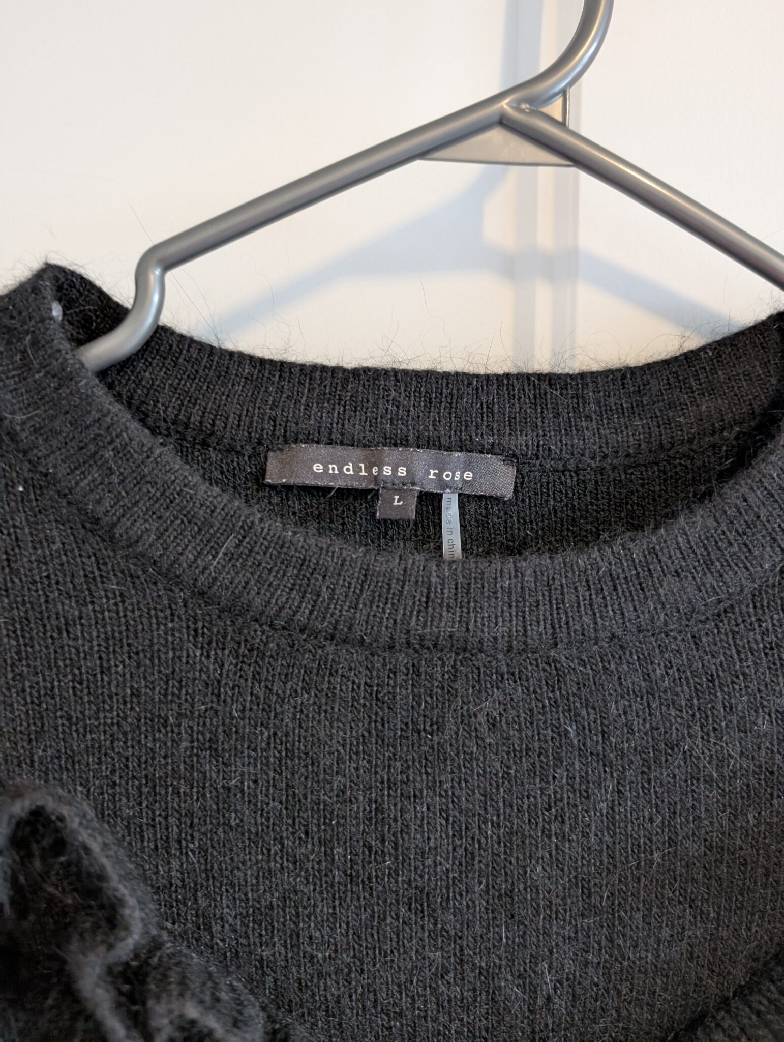 Image for Endless Rose/Pull en mélange de mohair Sz L