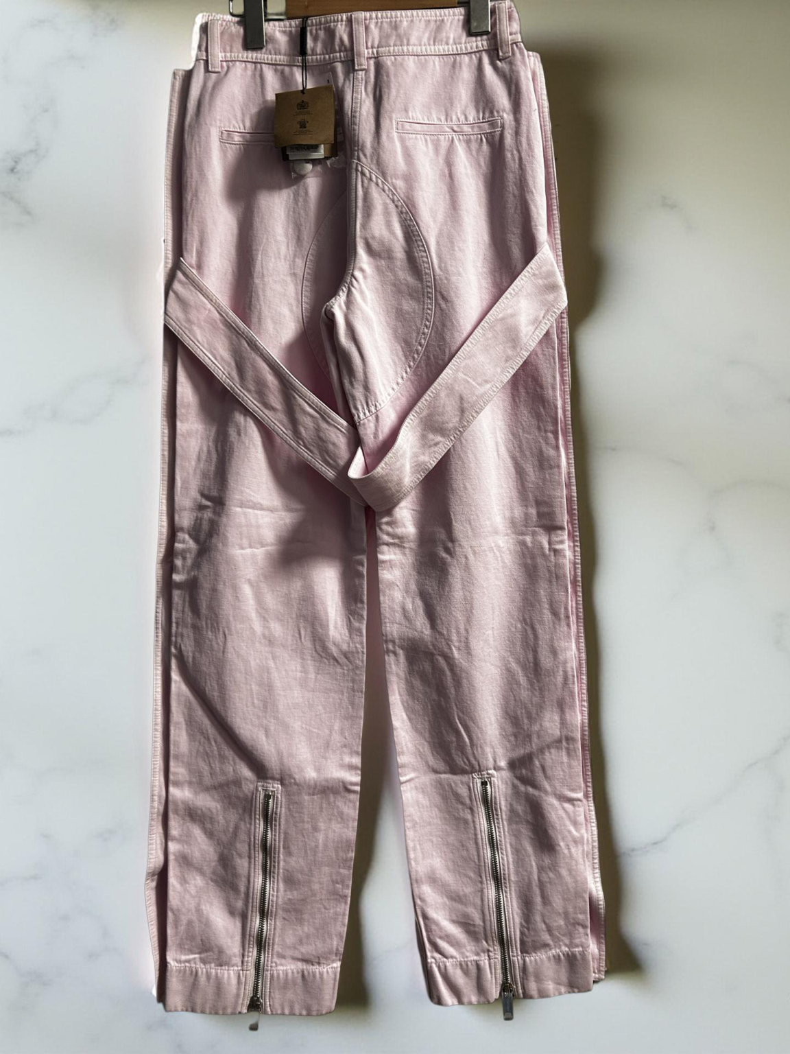 Featured image for Pantalons Burberry Denim rose clair