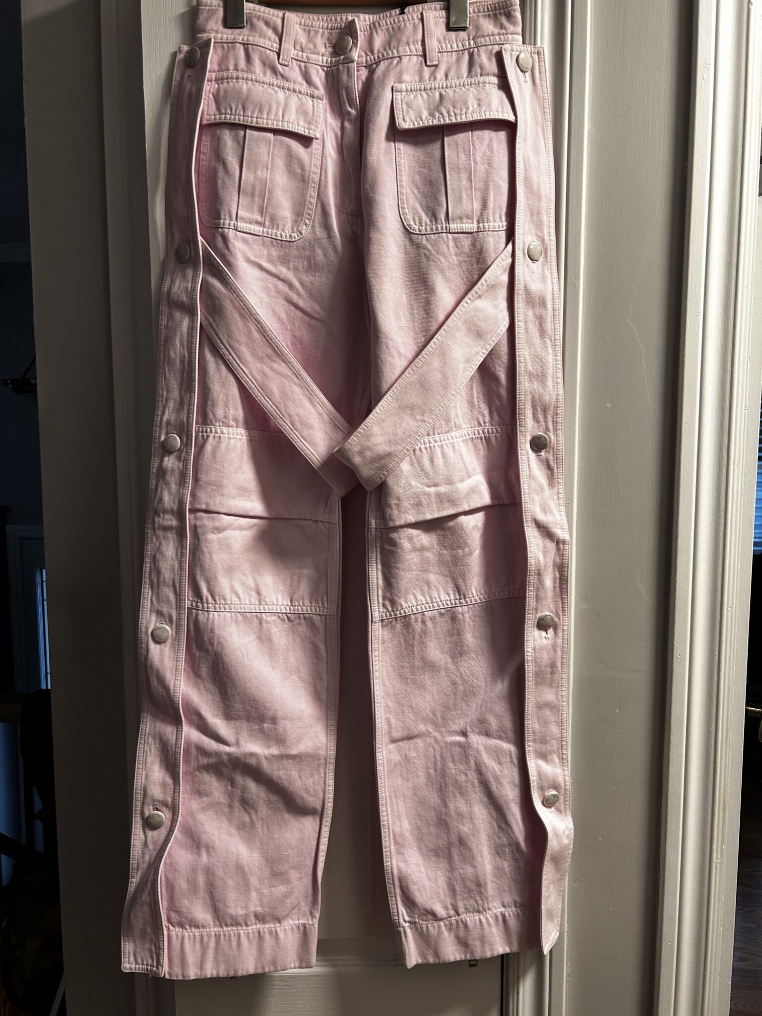Image for Pantalons Burberry Denim rose clair