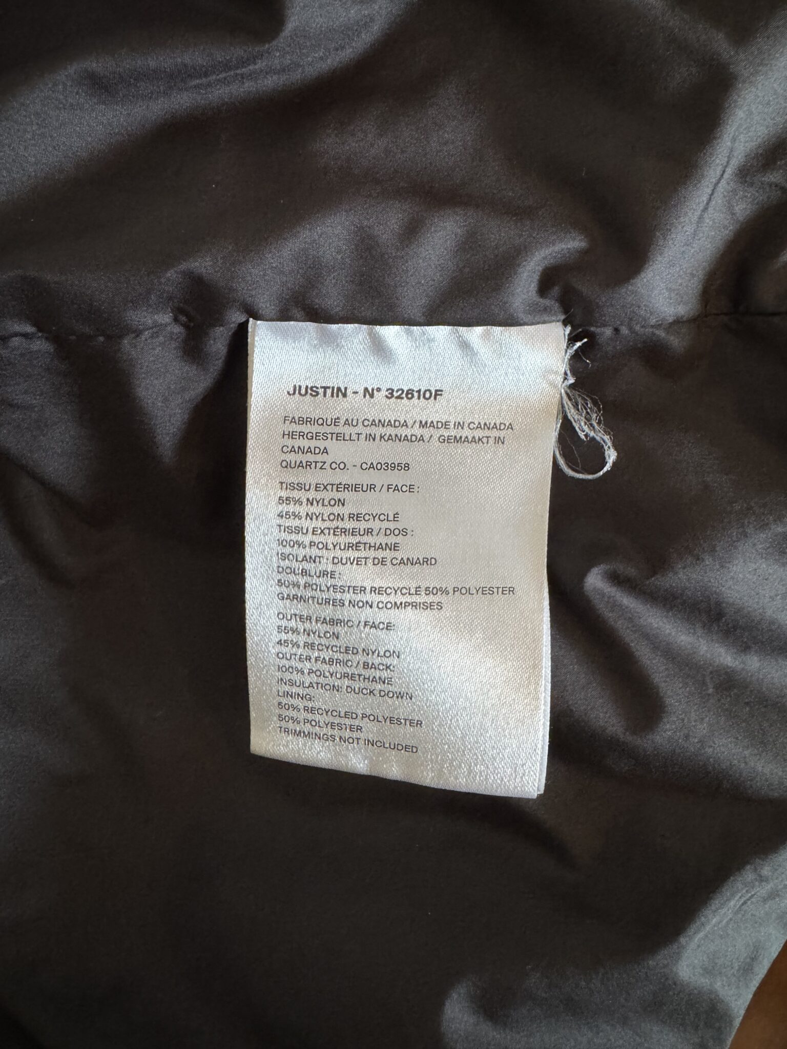 Image for Puffer veste sans manche Quartz co