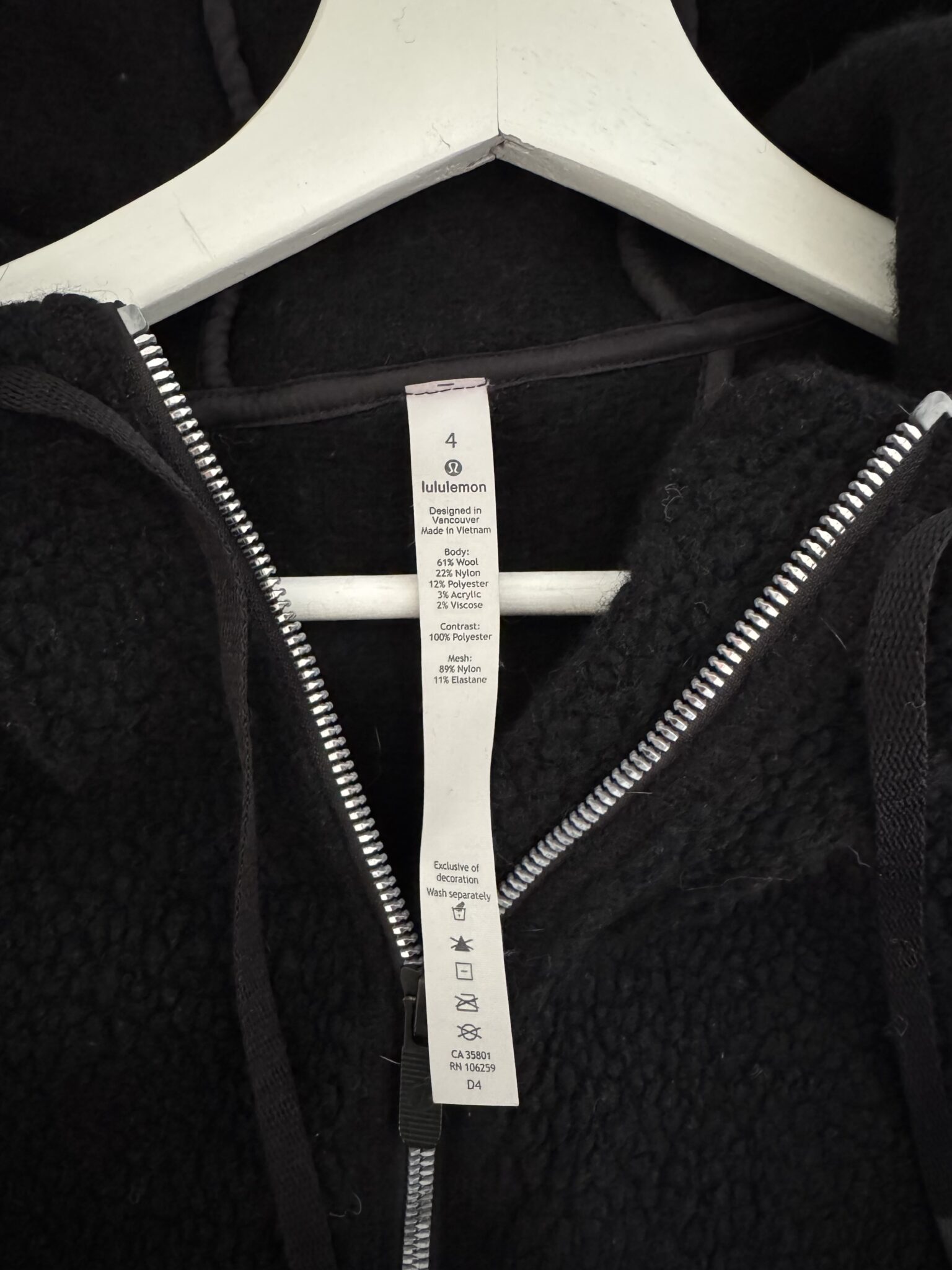 Image for Veste Sherpa Lululemon