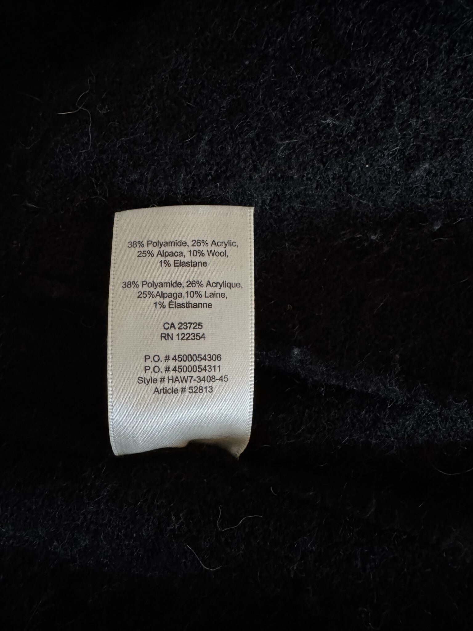 Image for Veste en laine/alpaga Aritzia
