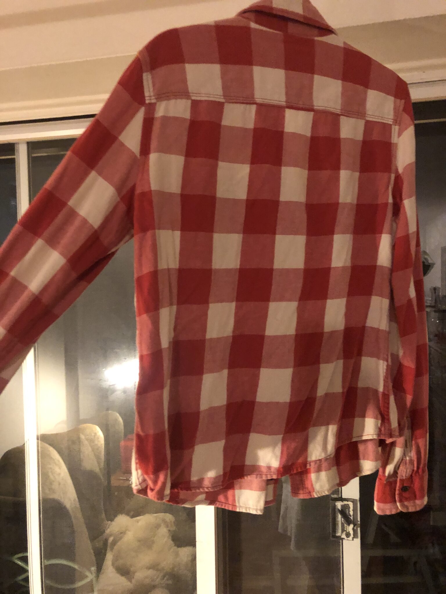 Image for Chemise abercrombie and fitch rouge 💯 coton