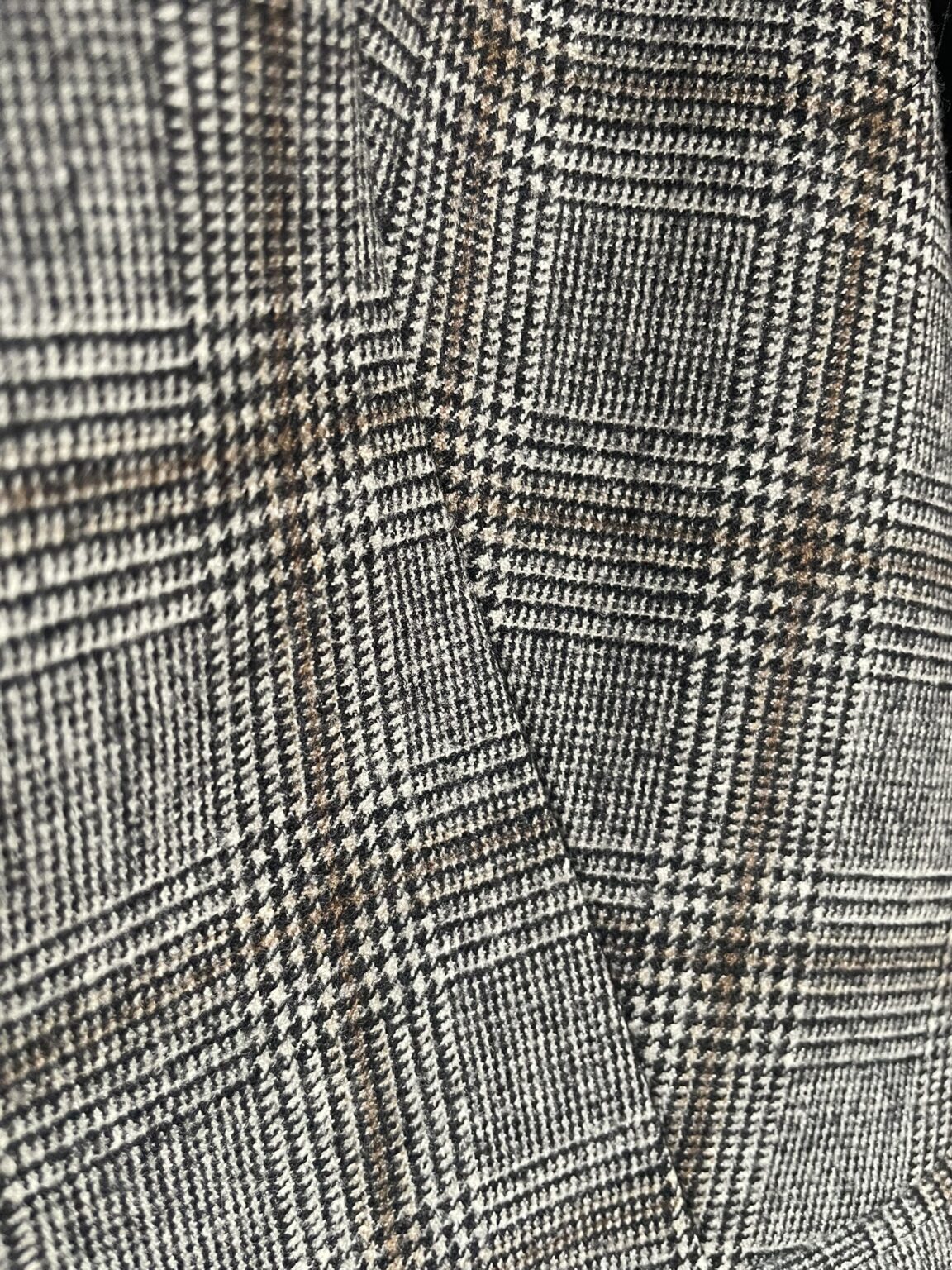 Image for Veston tartan gris cintré haute couture Anne Fontaine
