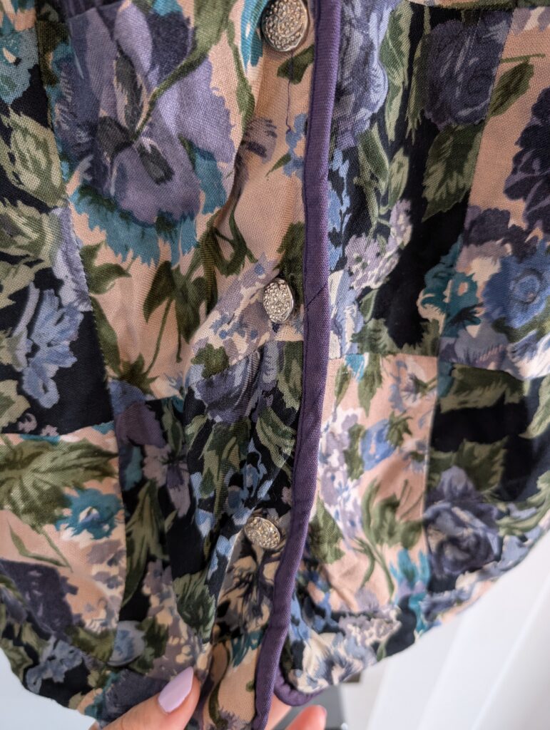 Image for Tristan/Veste Florale Vintage Sz M