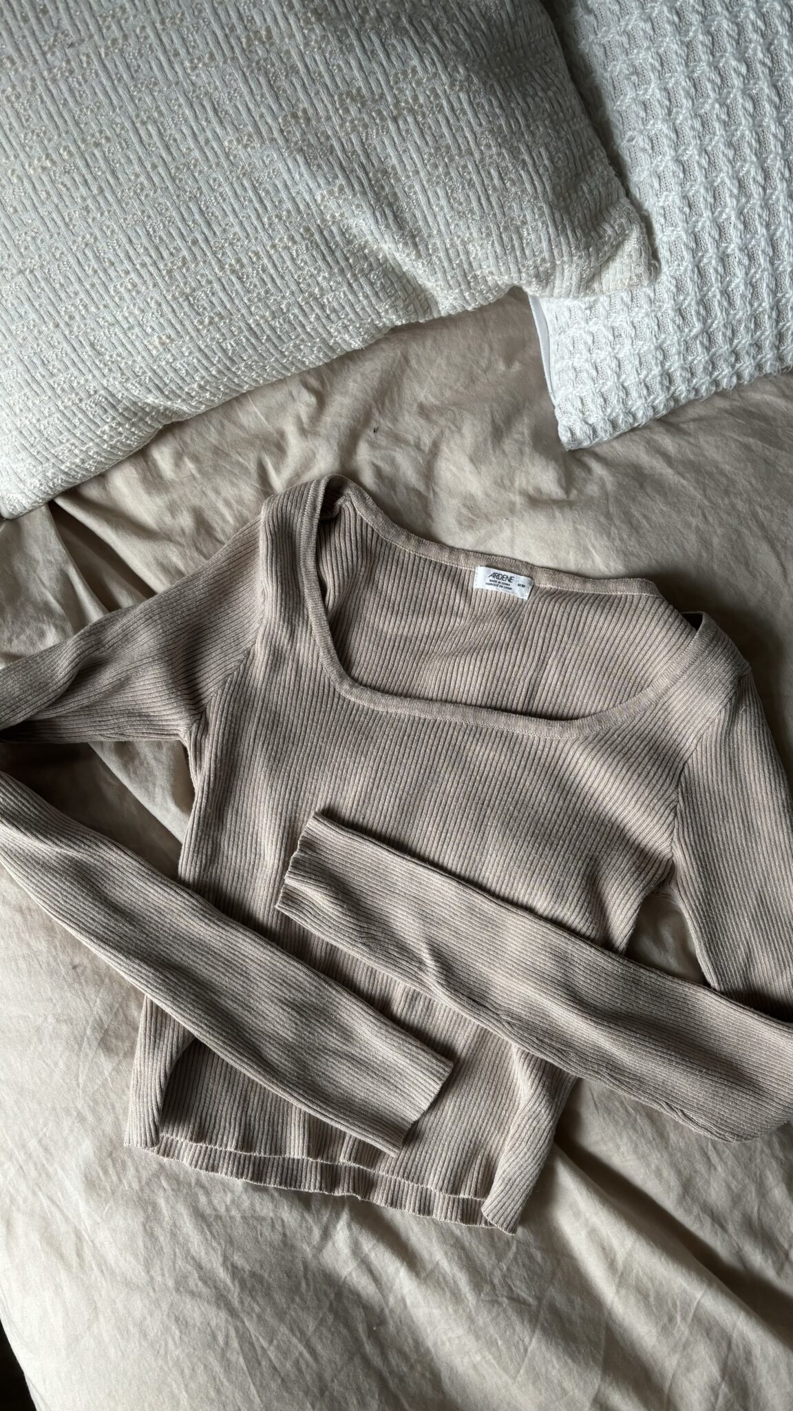 Image for Chandail ribbed beige