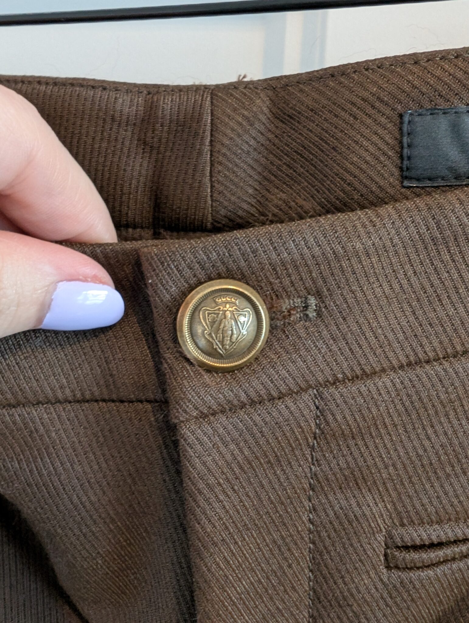 Image for Gucci/Pantalons Brun Sz 40