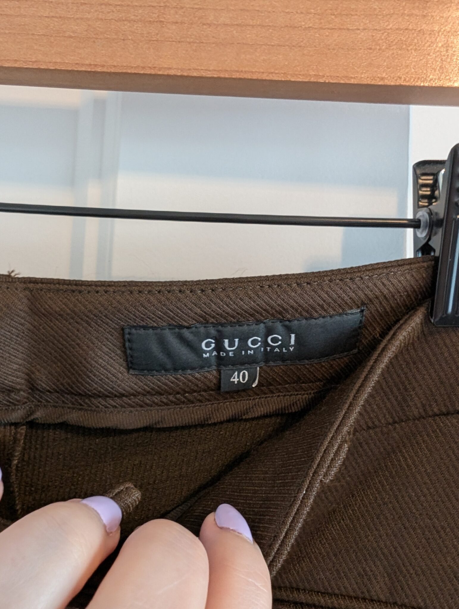 Image for Gucci/Pantalons Brun Sz 40