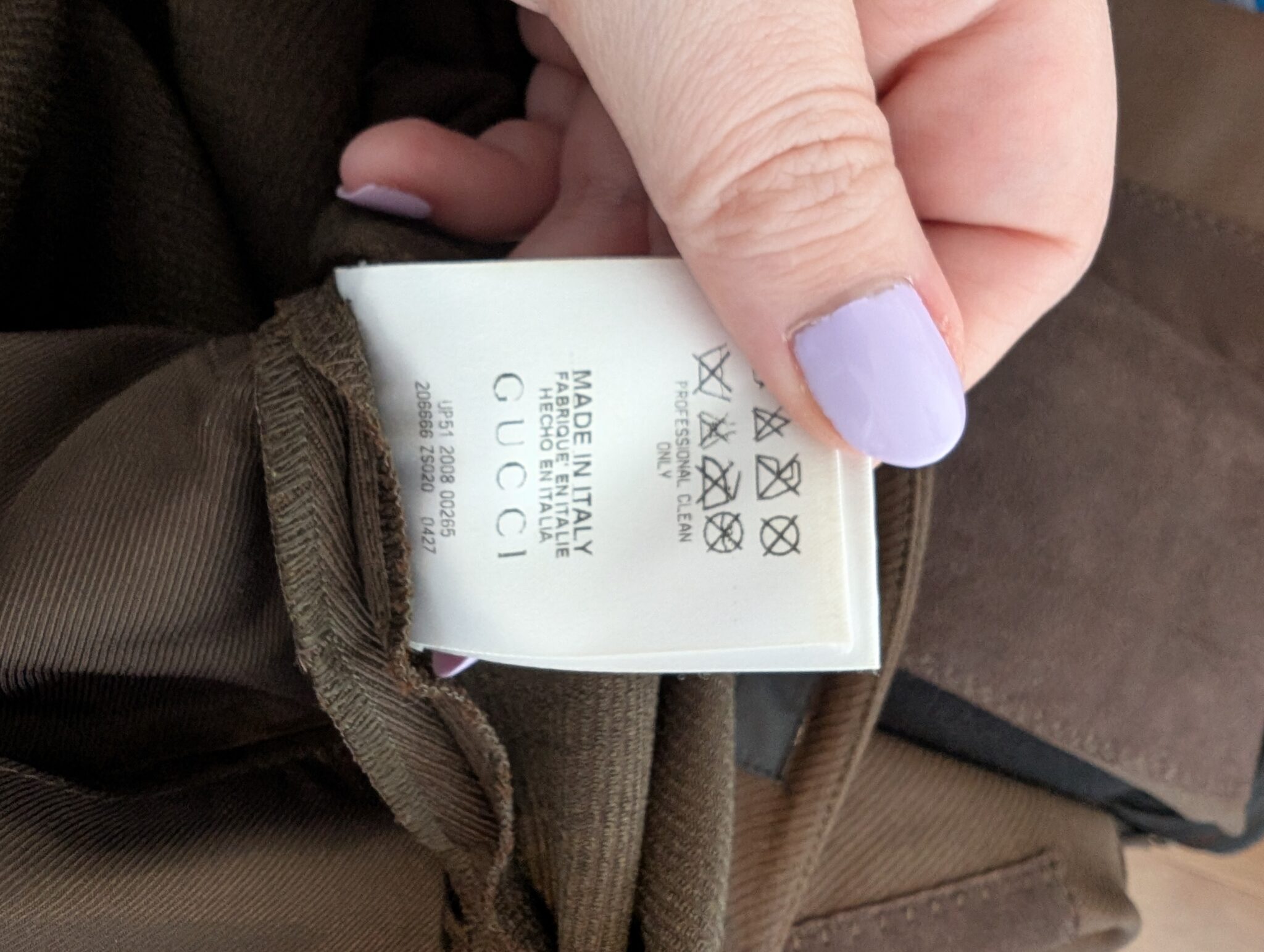 Image for Gucci/Pantalons Brun Sz 40
