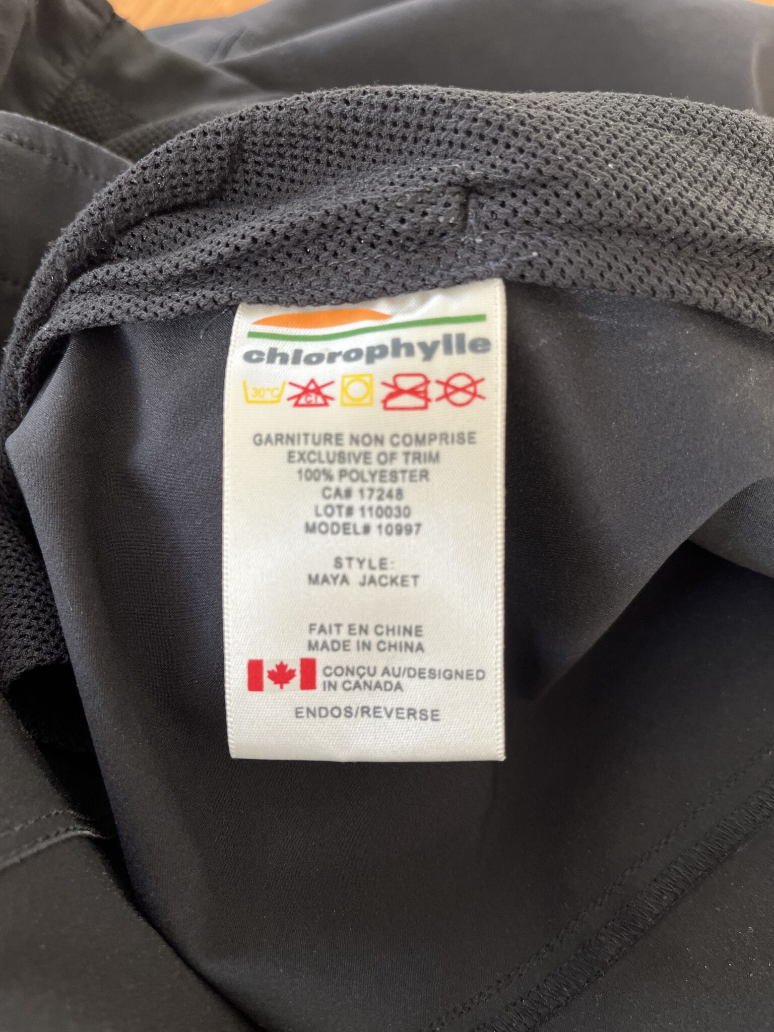 Image for Chlorophylle Jacket