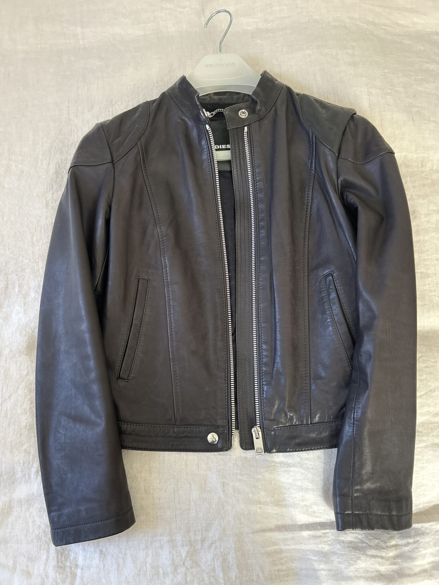 Featured image for Diesel leather jacket
