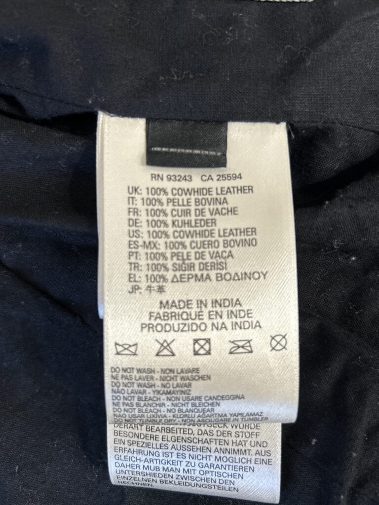 Image for Diesel leather jacket