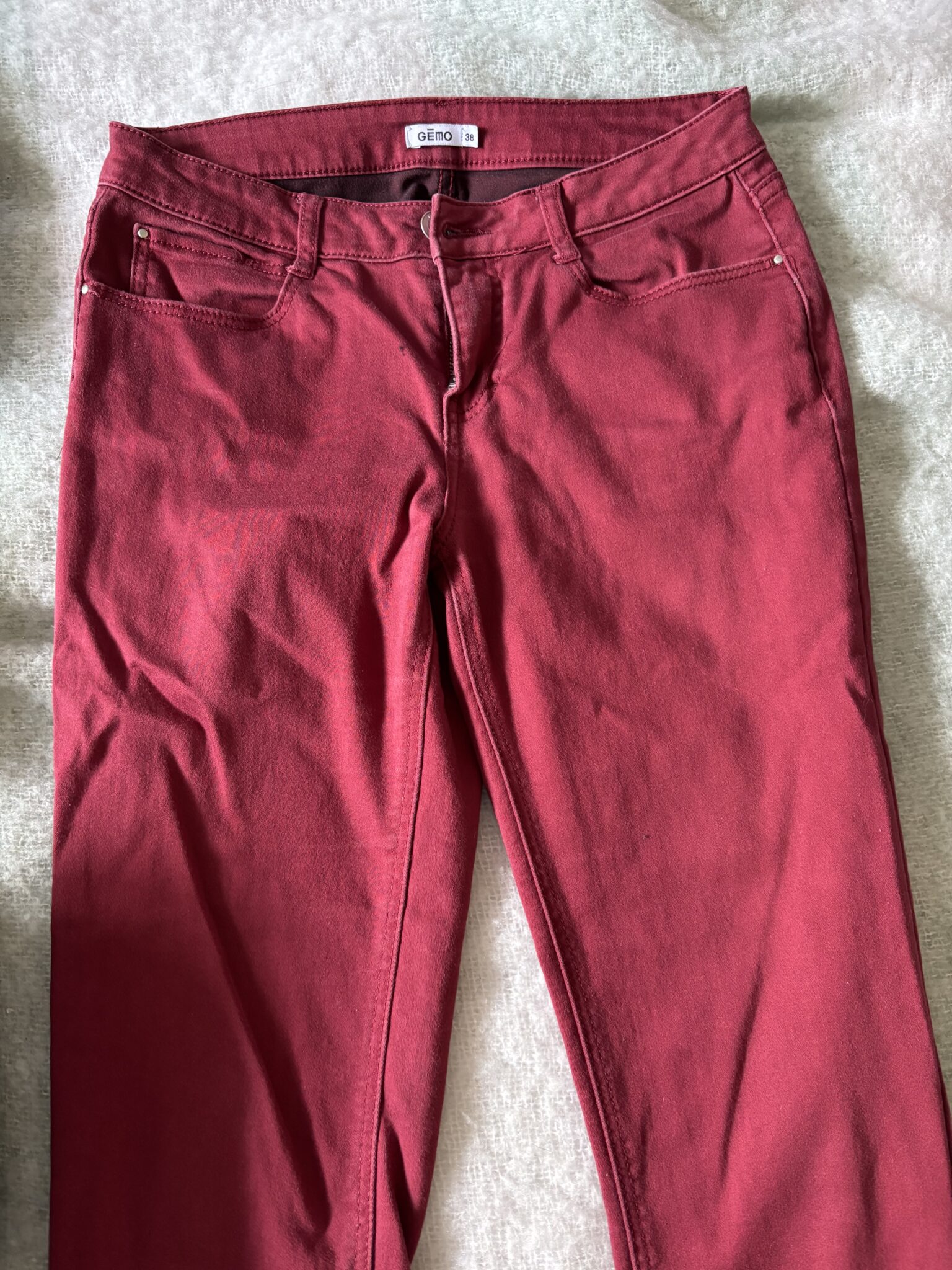 Featured image for Red jeans