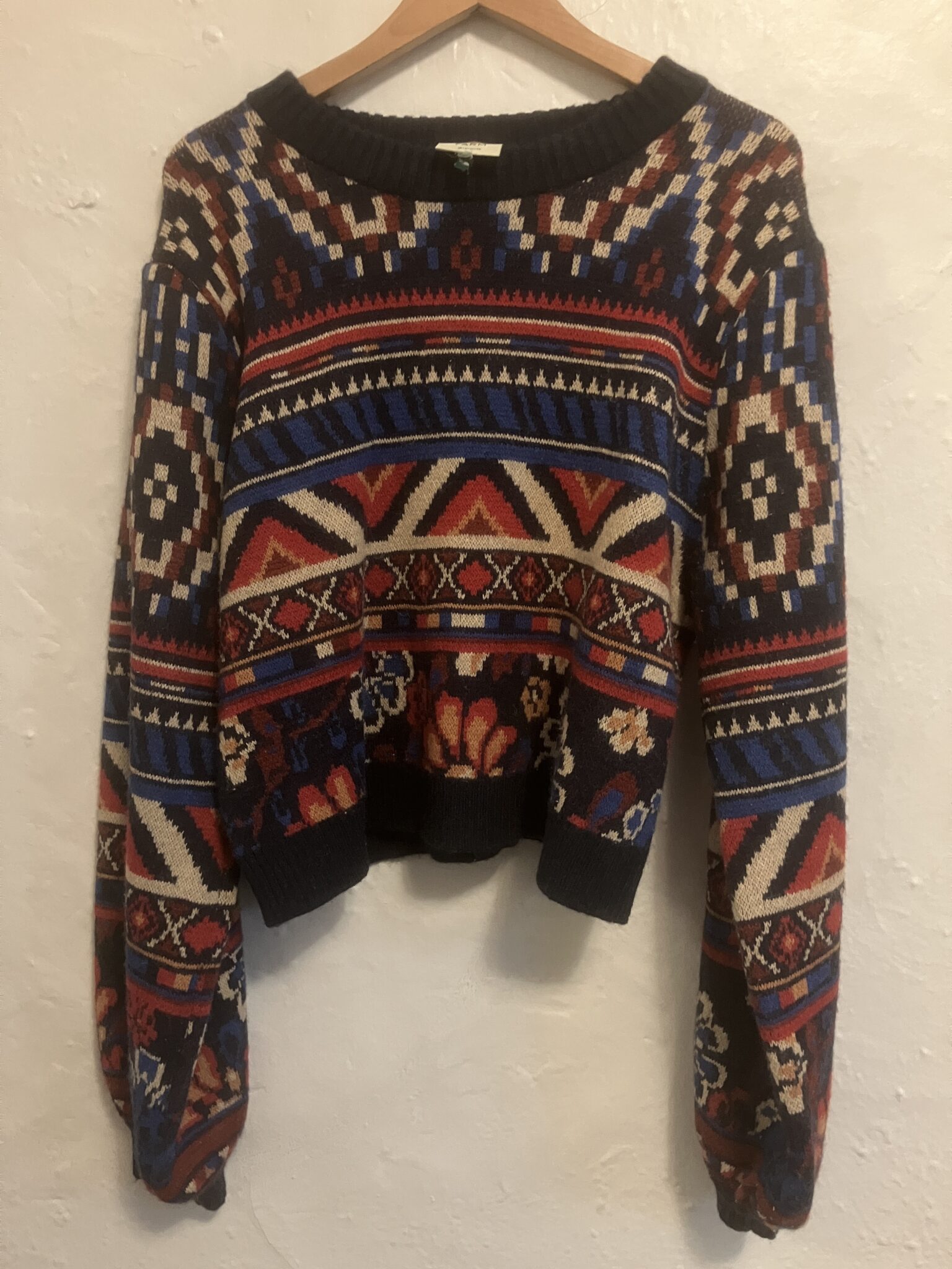 Image for Pull FARM RIO "Ainika" en bleu et rouge, taille XL