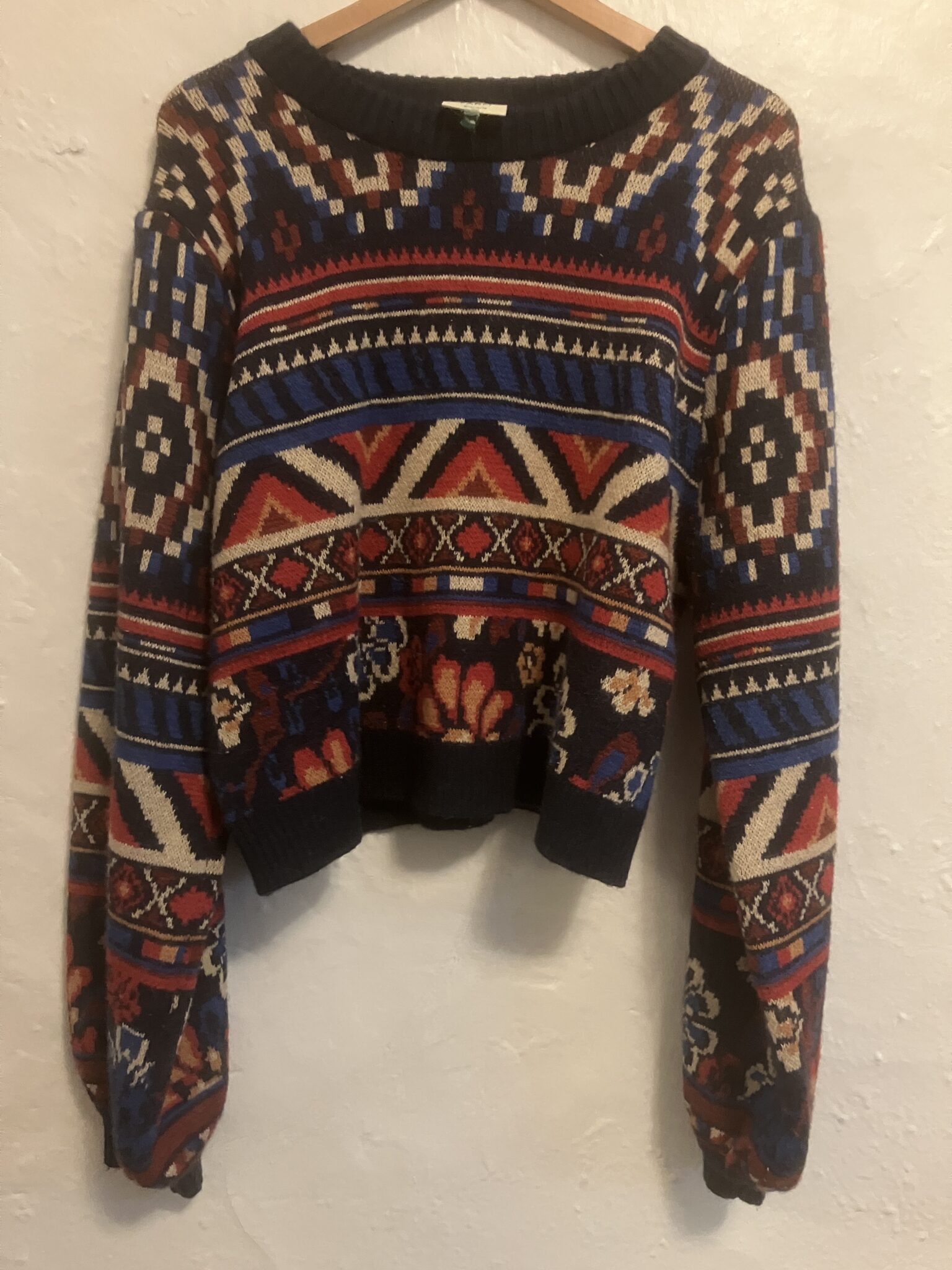 Image for Pull FARM RIO "Ainika" en bleu et rouge, taille XL