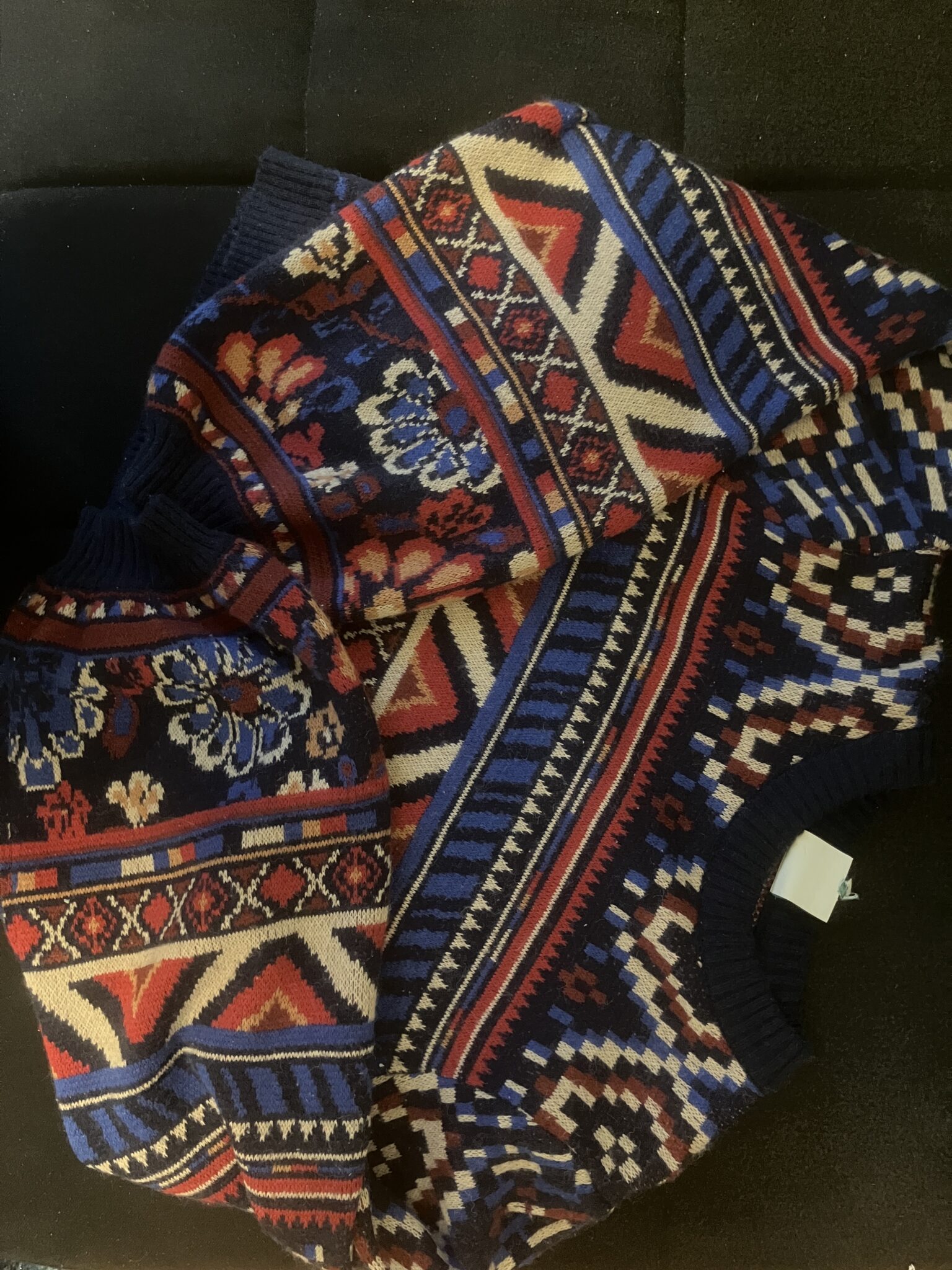 Image for Pull FARM RIO "Ainika" en bleu et rouge, taille XL
