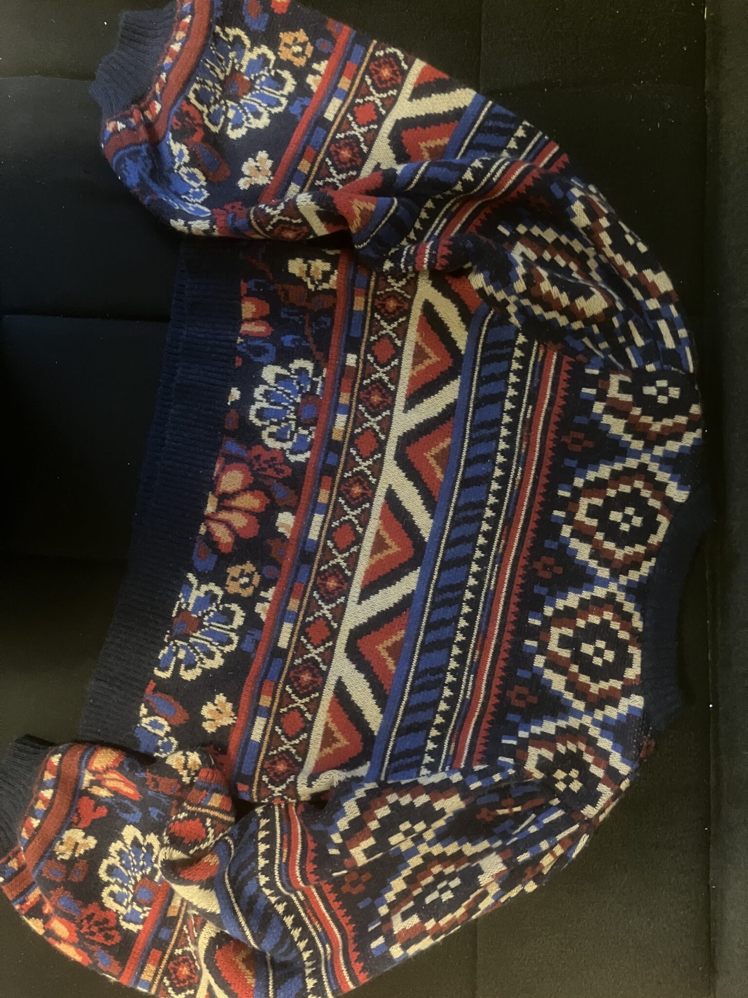 Image for Pull FARM RIO "Ainika" en bleu et rouge, taille XL