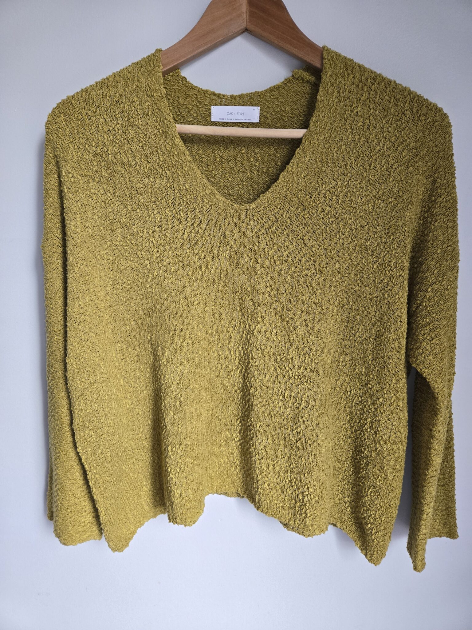 Featured image for OAK + FORT V-neck jumper