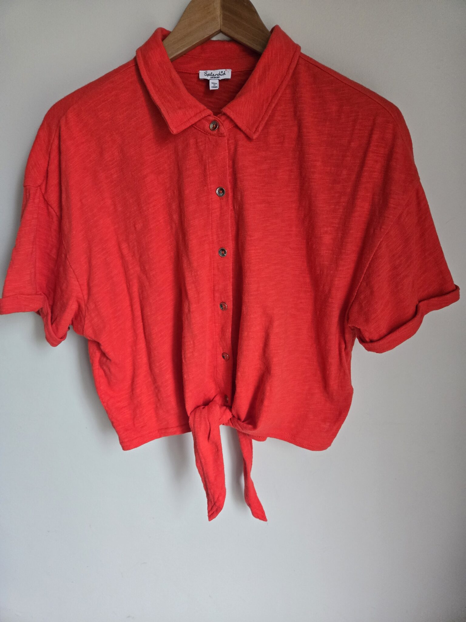 Featured image for SPLENDID short-sleeved top tomato red